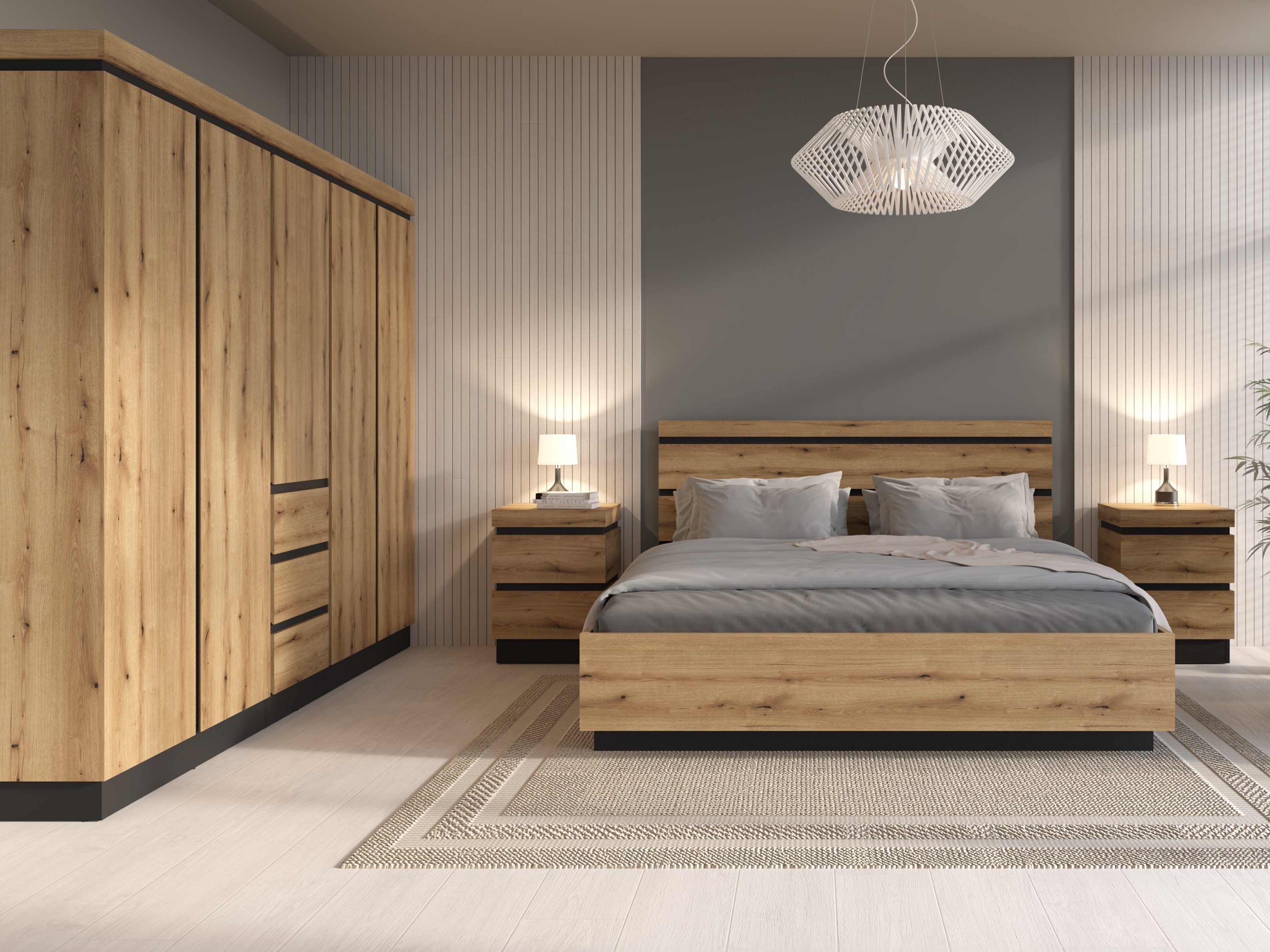 Schlafzimmer-Set Enocira 133 (Nein)