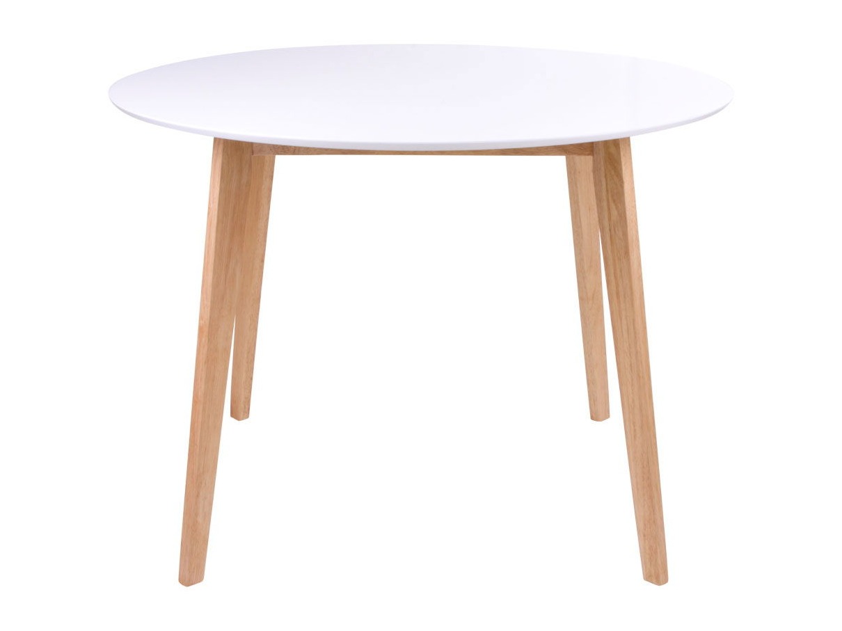 Tisch Brea 110 (Weiss + Eichenholzoptik)