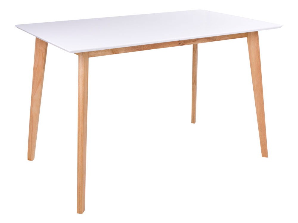 Tisch Brea 111 (Weiss + Eichenholzoptik)