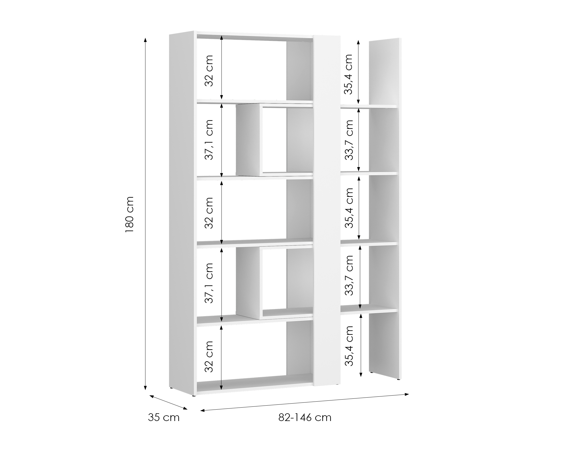 Regal Ontario 145 (Eichenholzoptik)