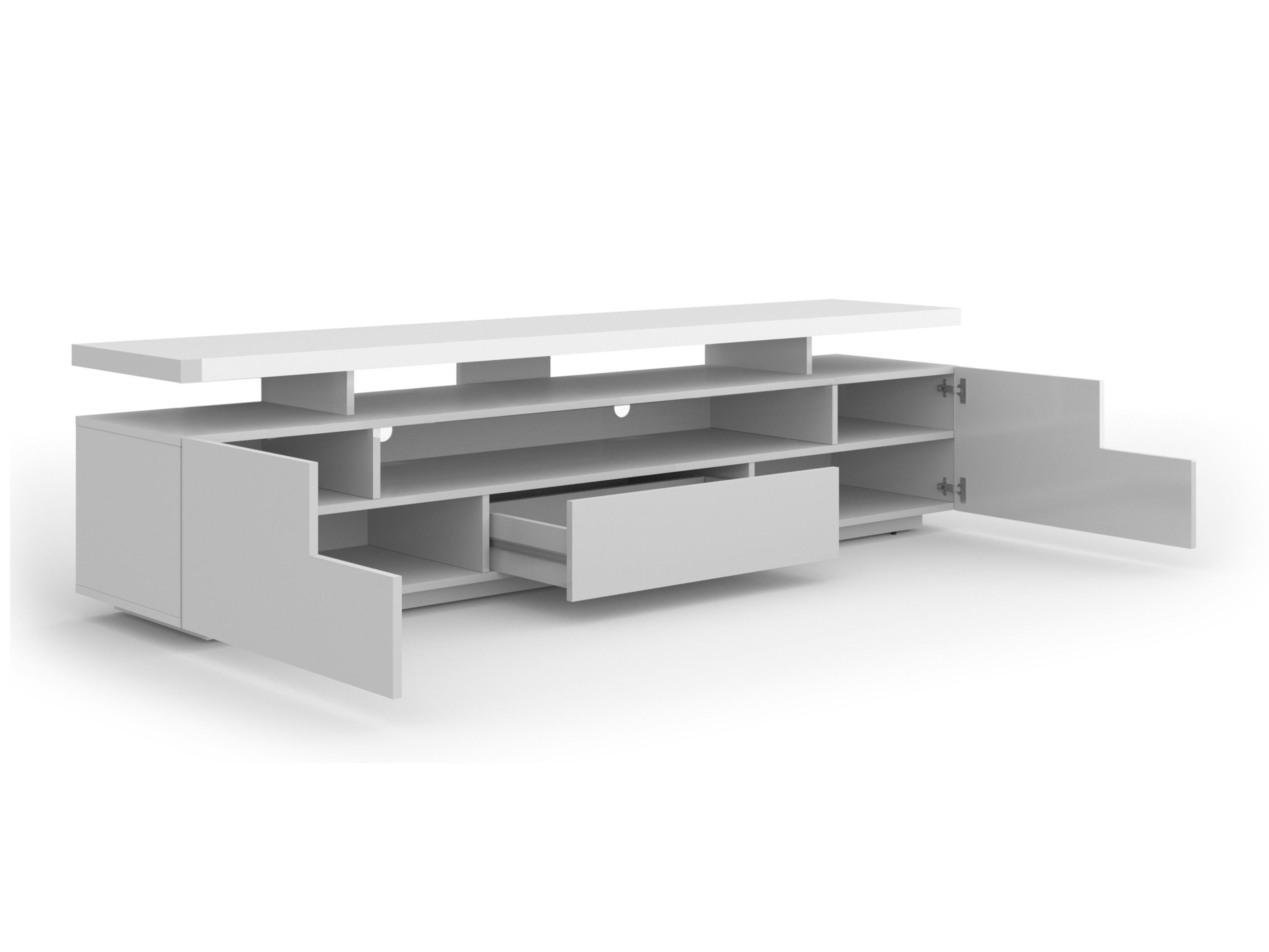 TV-Möbel Buffalo 175 (Weiss glänzend)