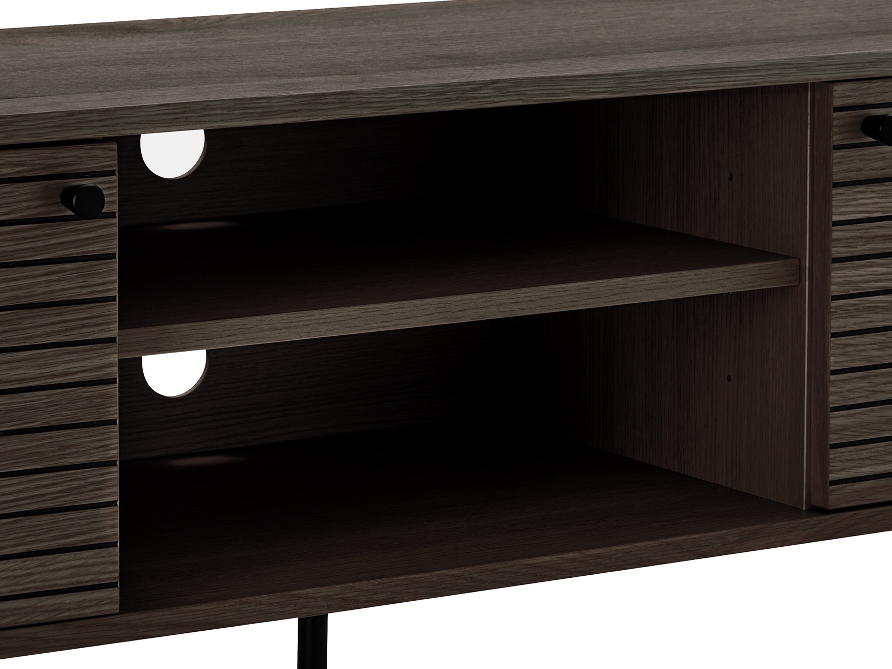 TV-Möbel Elbelme 108 (Eichenholzoptik dunkel)