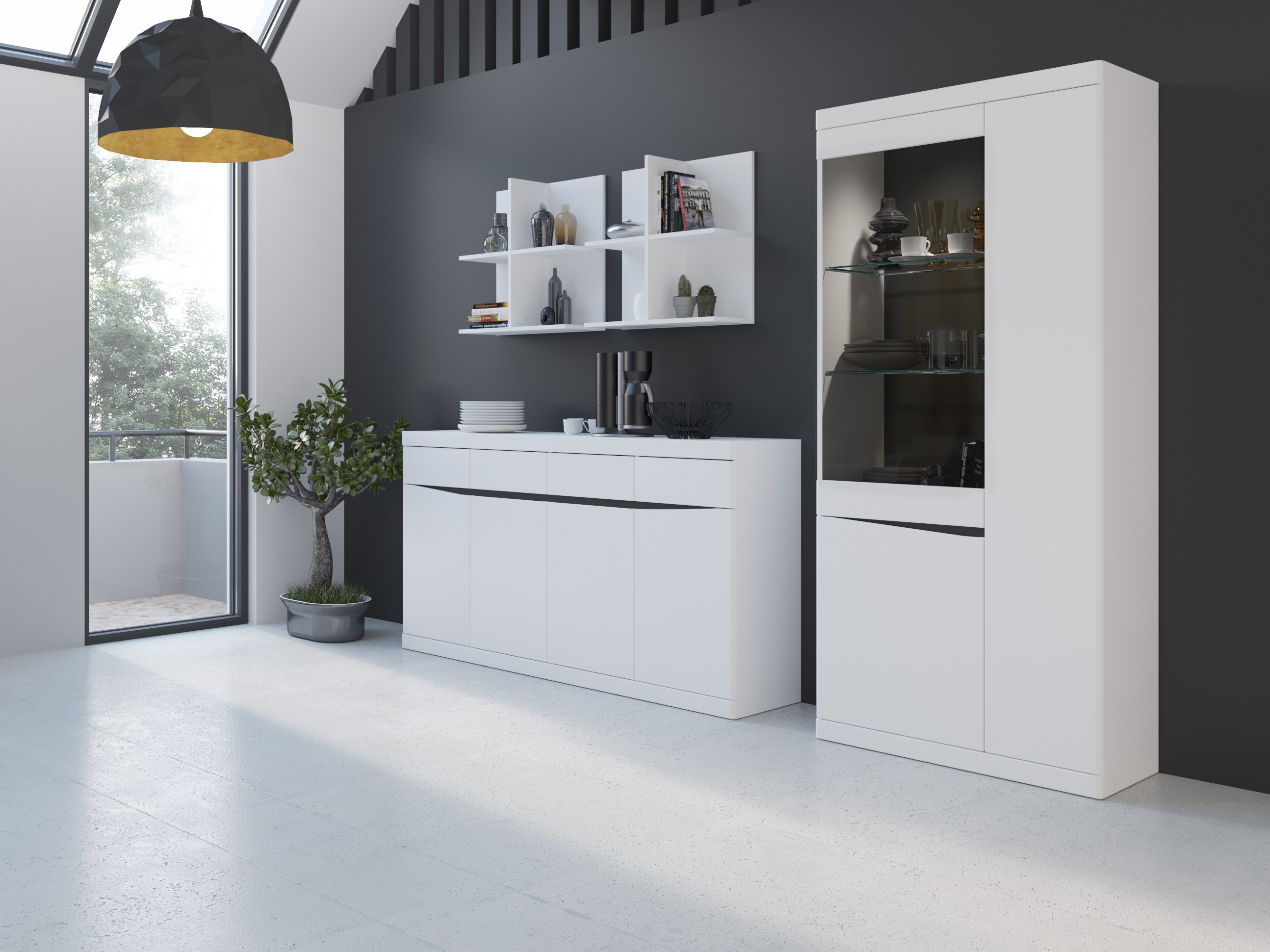 Regal Venlori 128 (Weiss + Graphit)