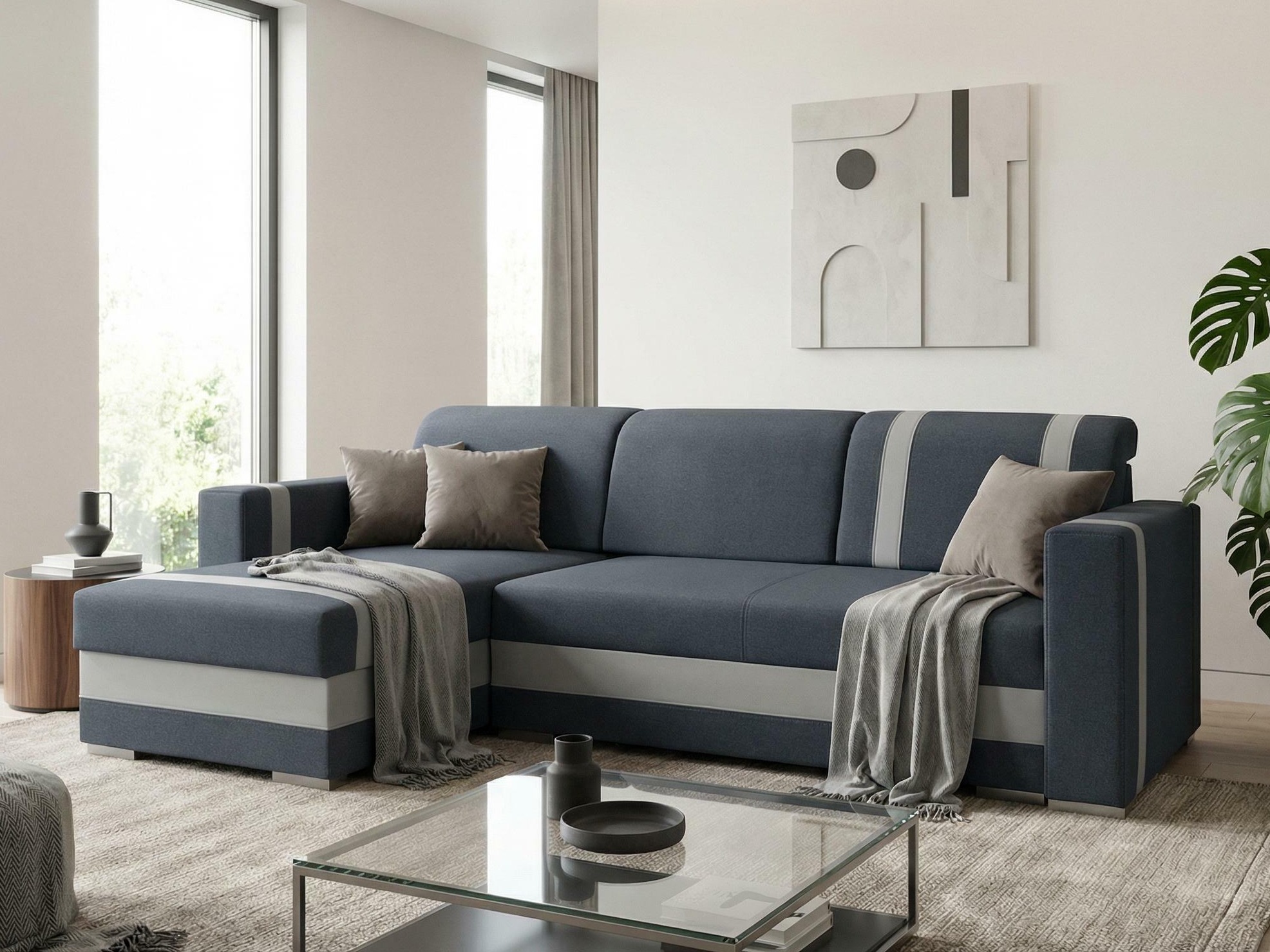 Ecksofa Edinburg 101 (Inari 81 + Cayenne 1132)