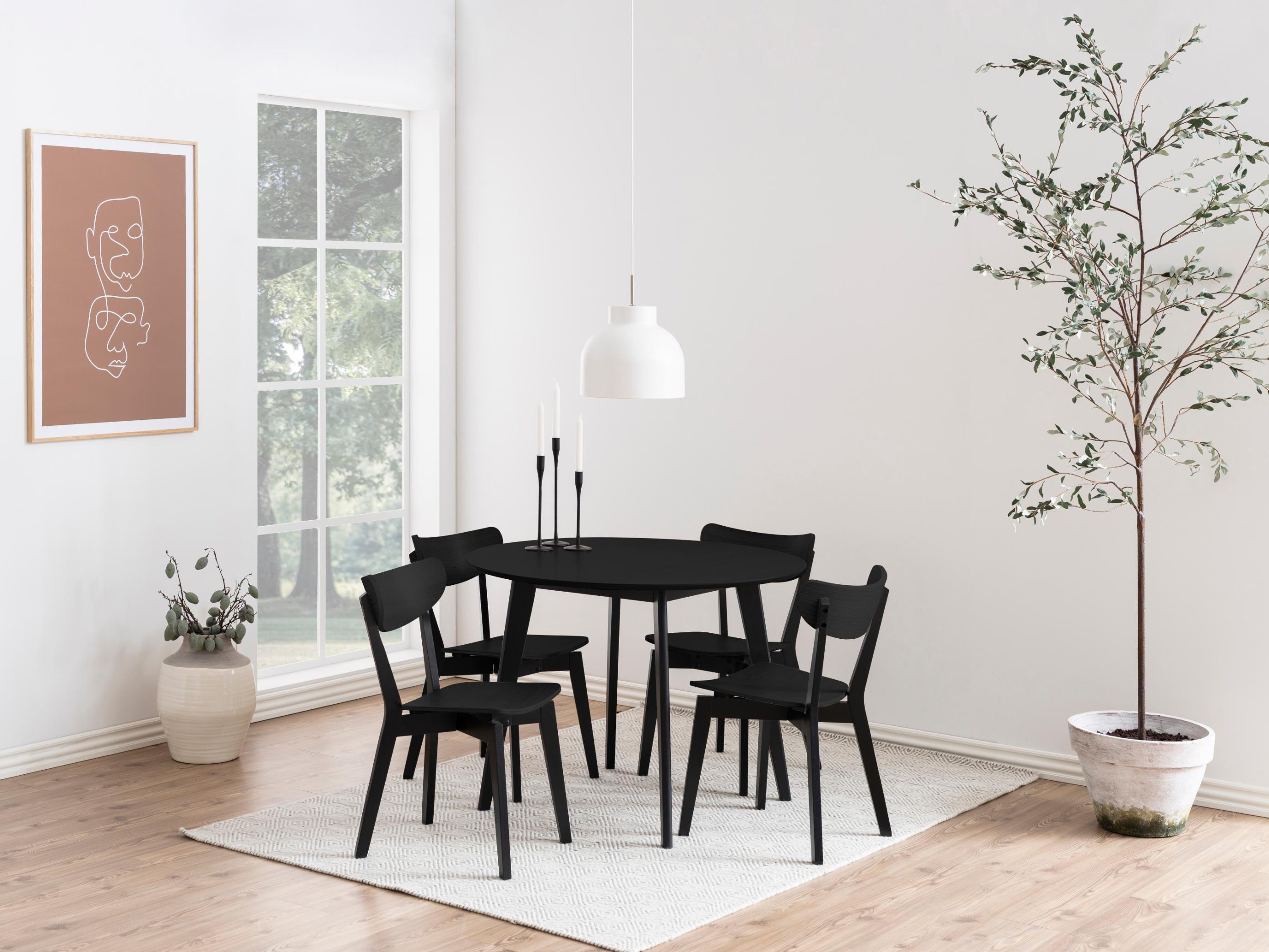 Tisch Norsica 310 (Schwarze Eiche + Schwarz)