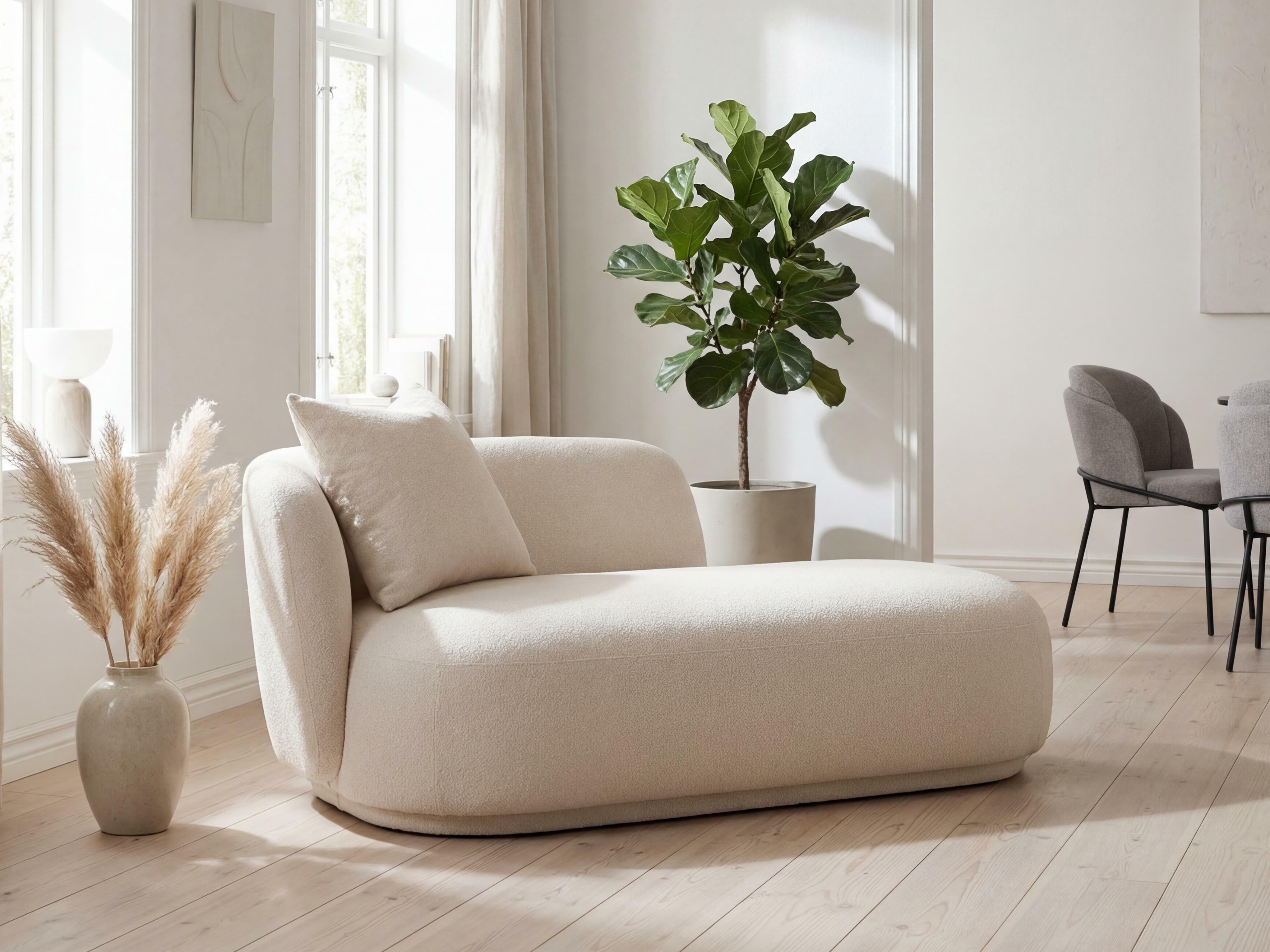 Chaiselongue Brea 199 (Hellbeige)