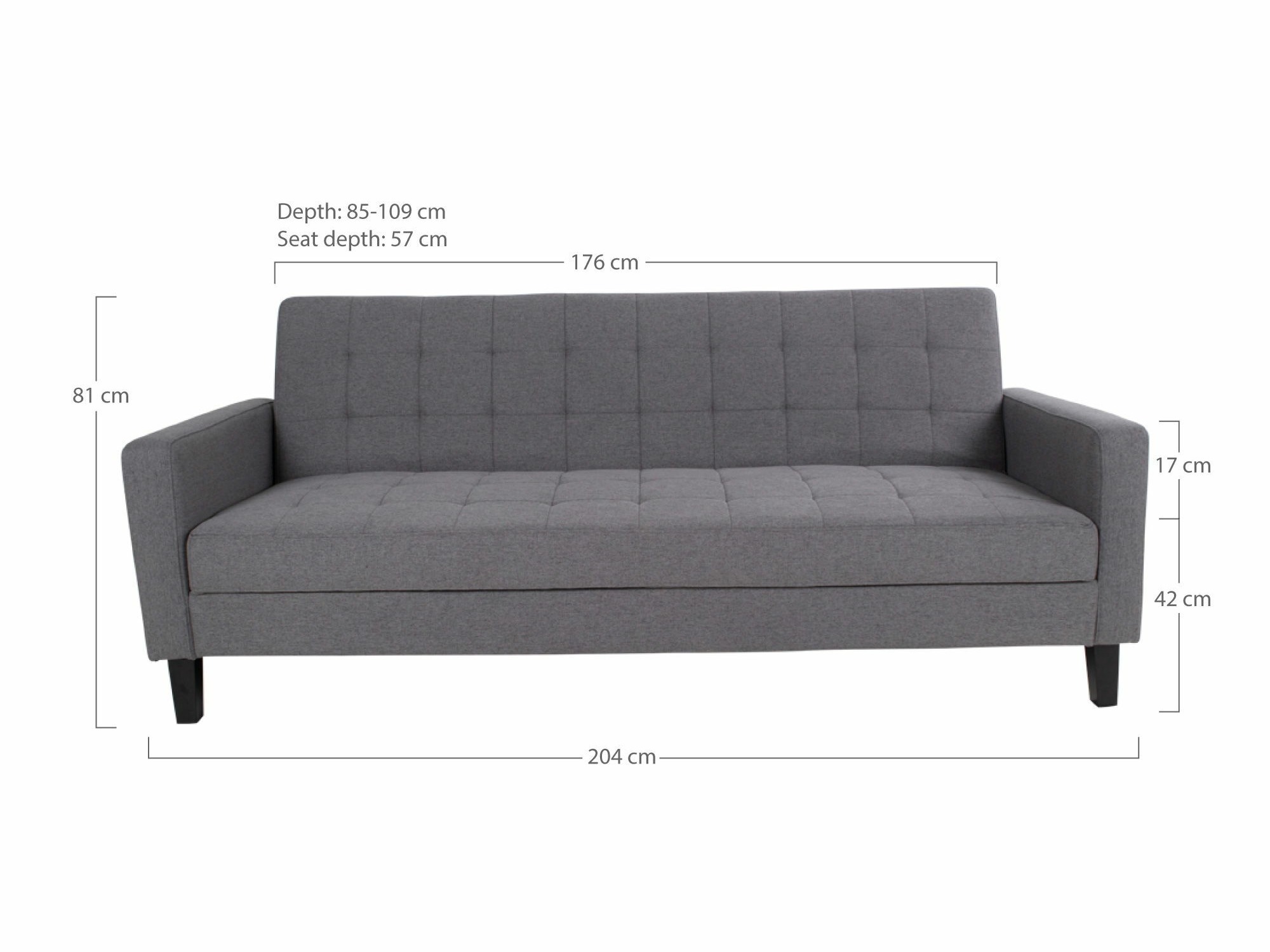 Schlafsofa Brea 204 (Hellbraun)
