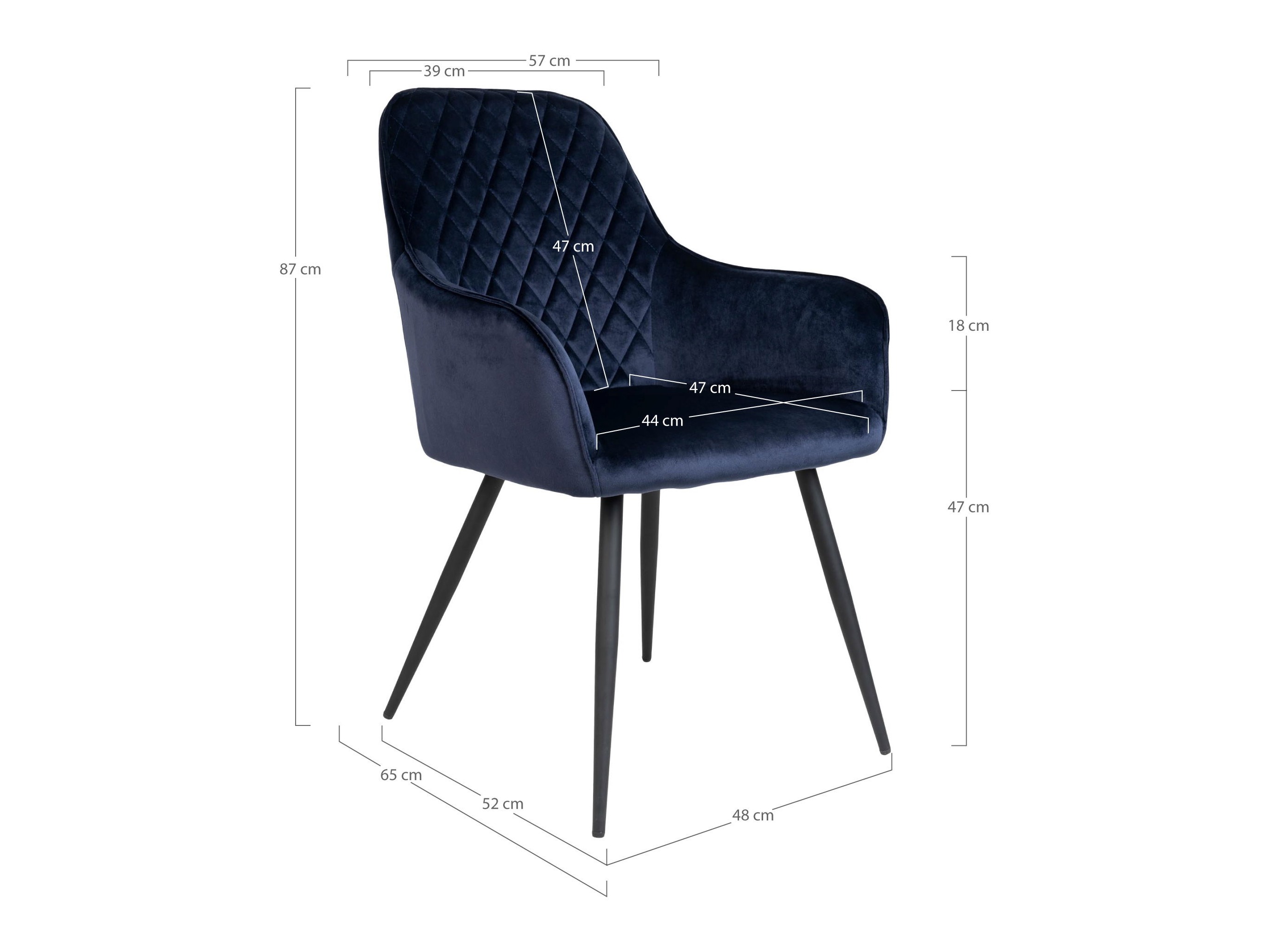 Stuhl Brea 213 (Blau)