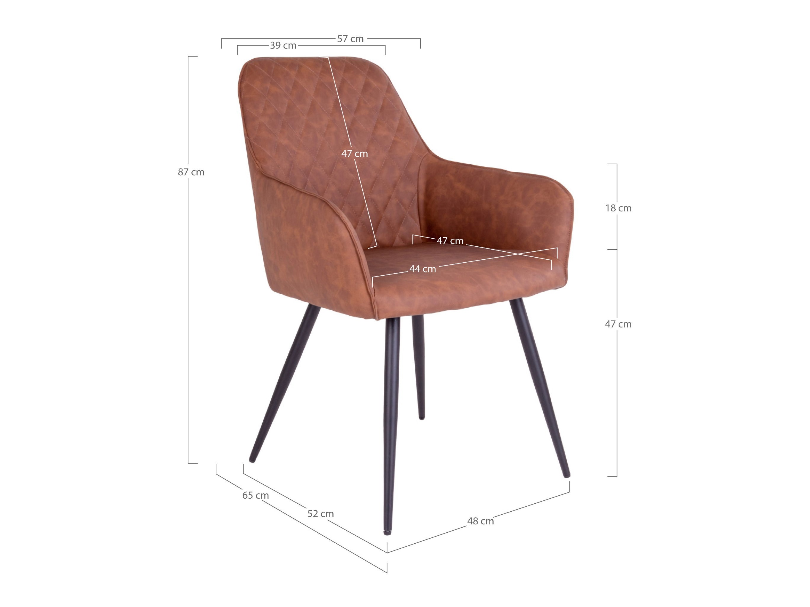 Stuhl Brea 213 (Braun)