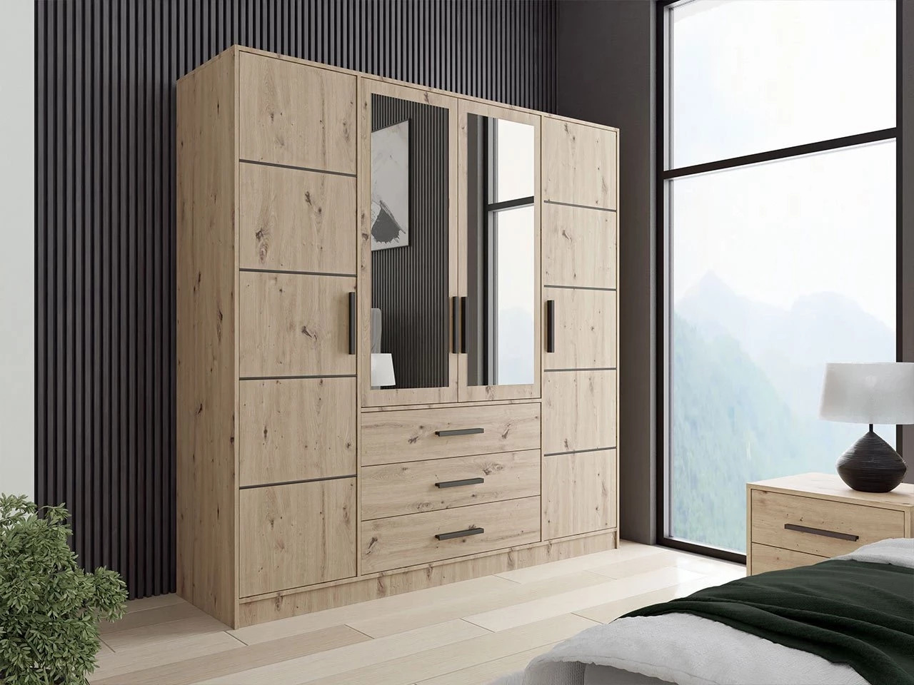 Kleiderschrank Lombala 104