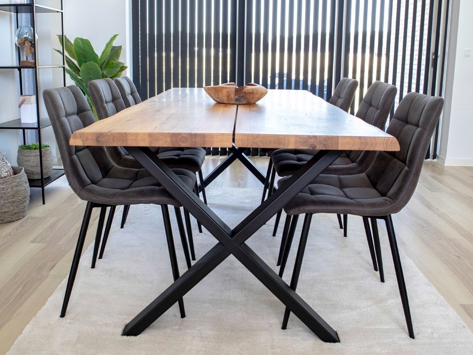 Stuhl Brea 227 (Schwarz + Dunkelgrau)