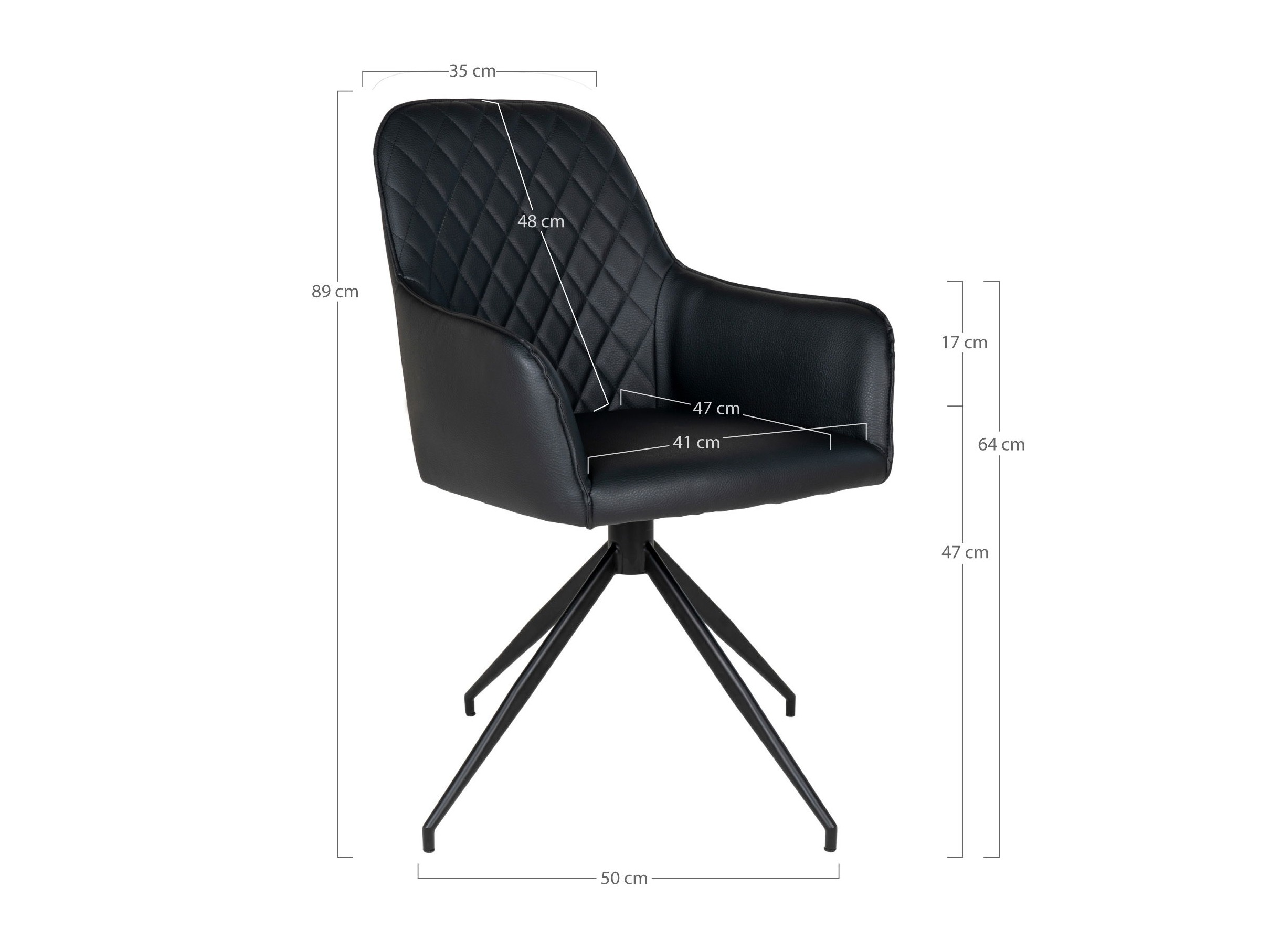 Stuhl Brea 236 (Schwarz)