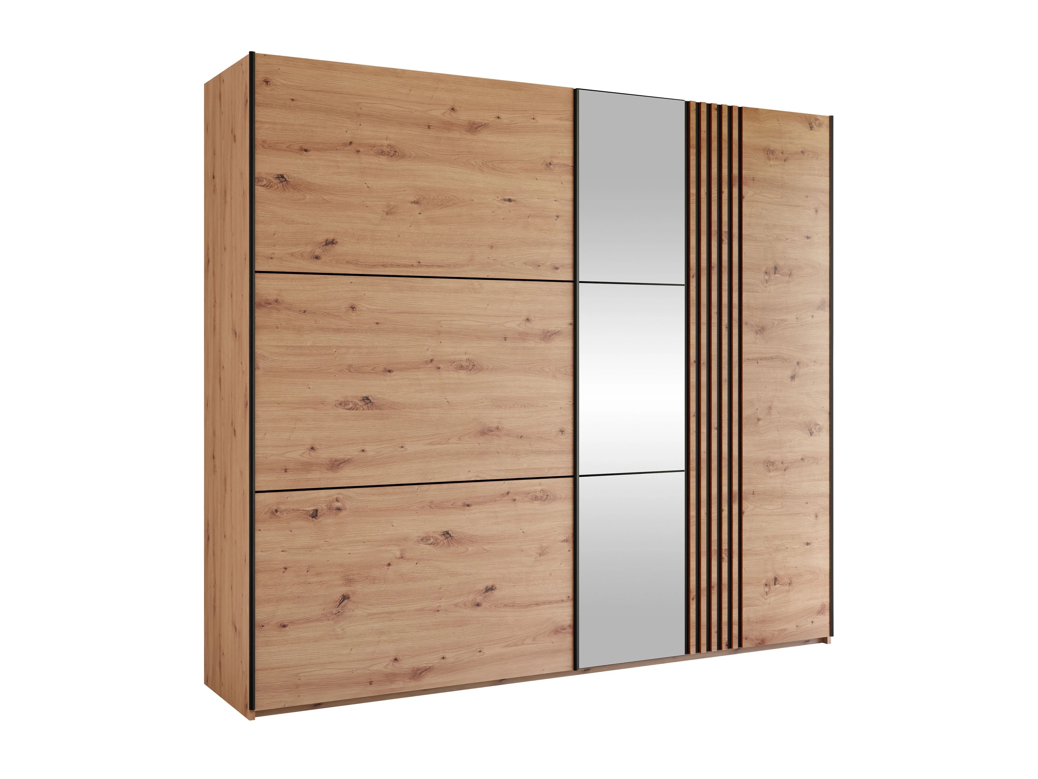 Kleiderschrank Honolulu 254 (Artisan Eichenholzoptik)