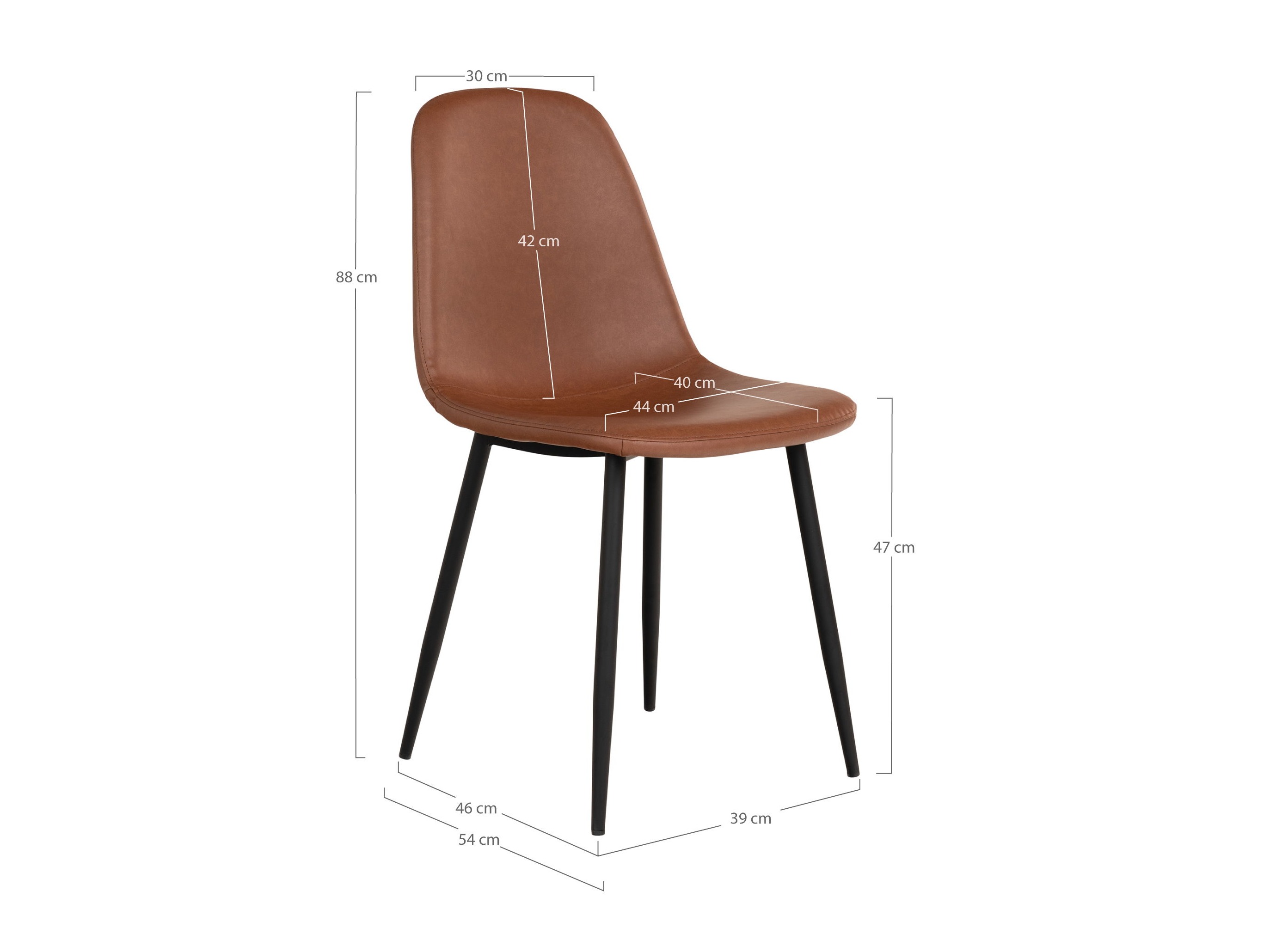 Stuhl Brea 237 (Braun)