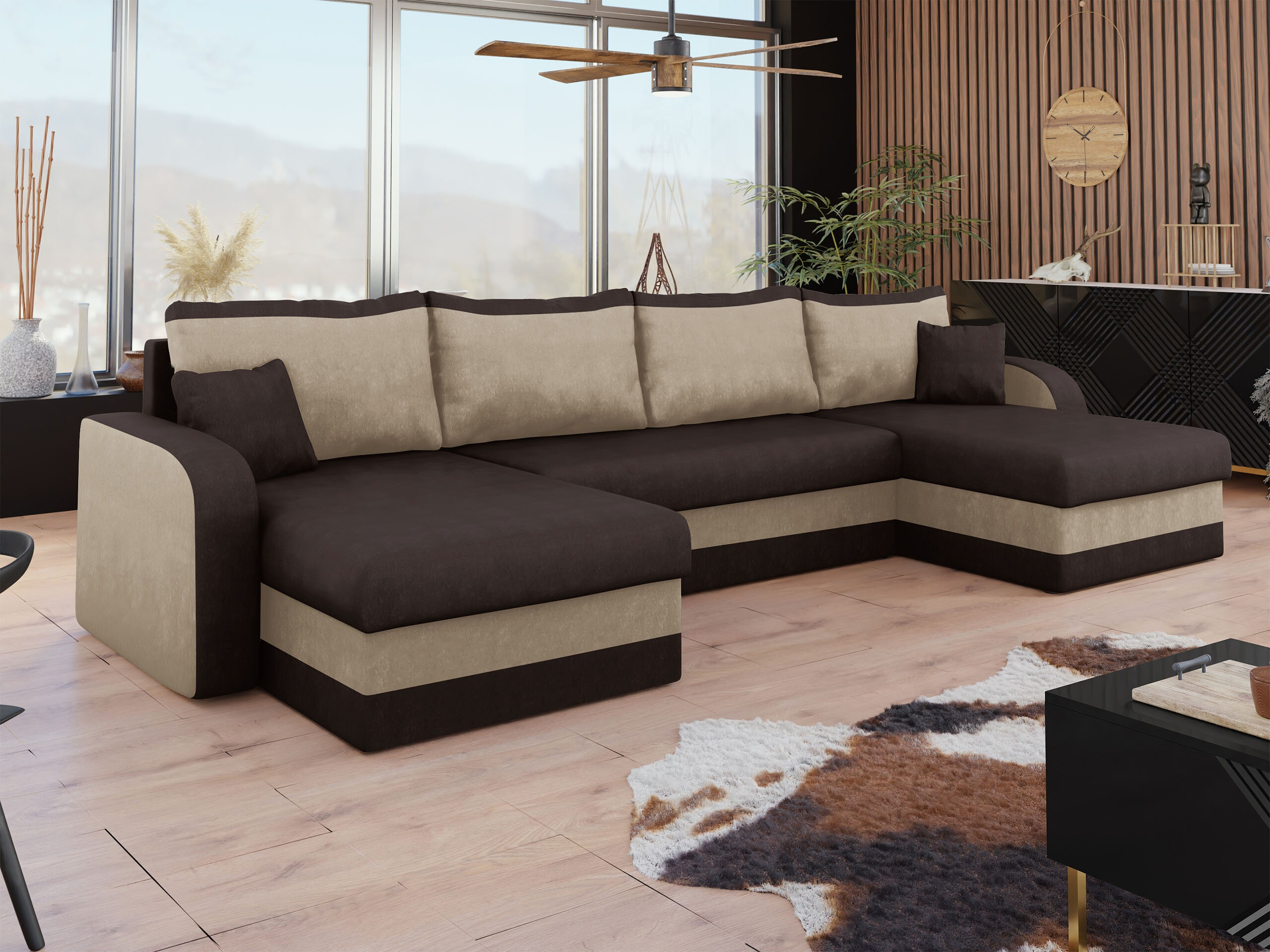 Ecksofa Comfivo Melissa IV (Alova 68 + Alova 07)
