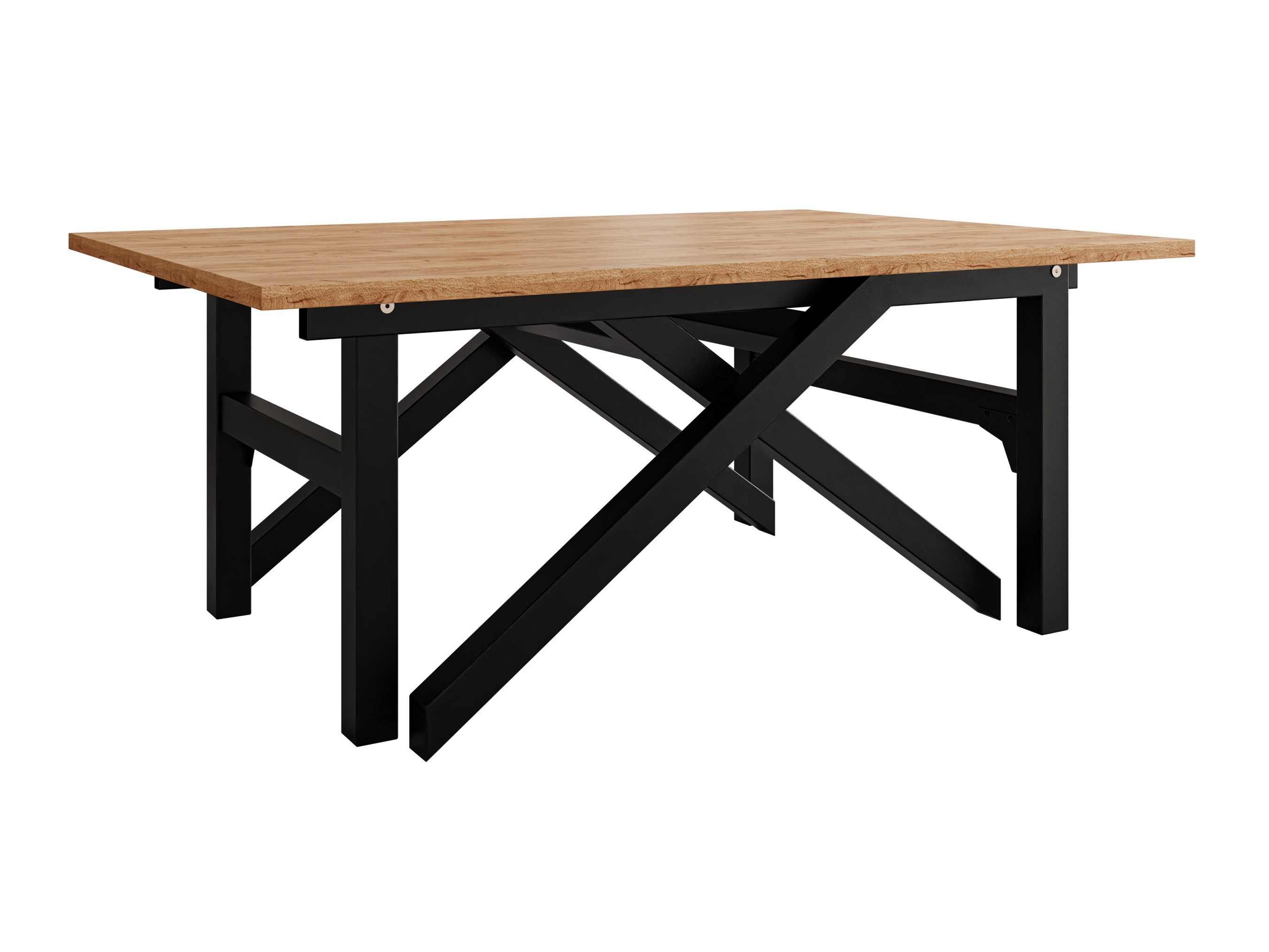 Couchtisch-Transformer Oswego 151 (Craft-Eiche Gold + Schwarz)