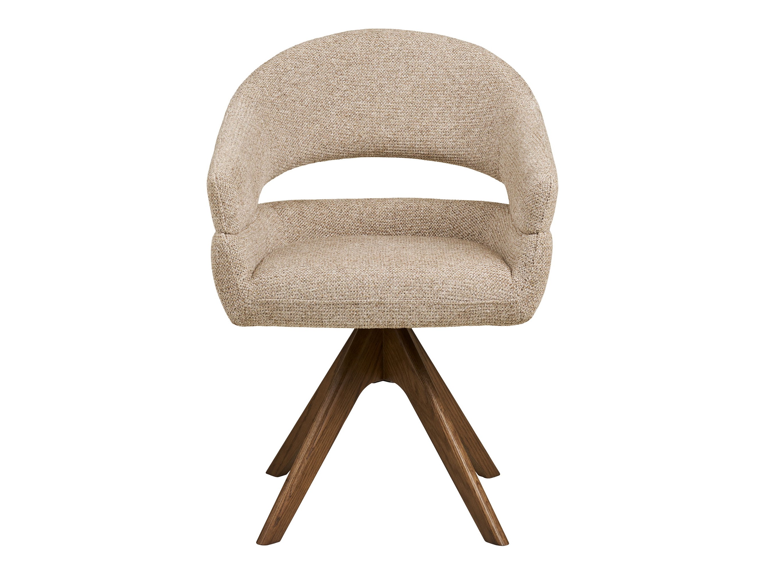 Stuhl Brea 239 (Beige + Eichenholzoptik dunkel)