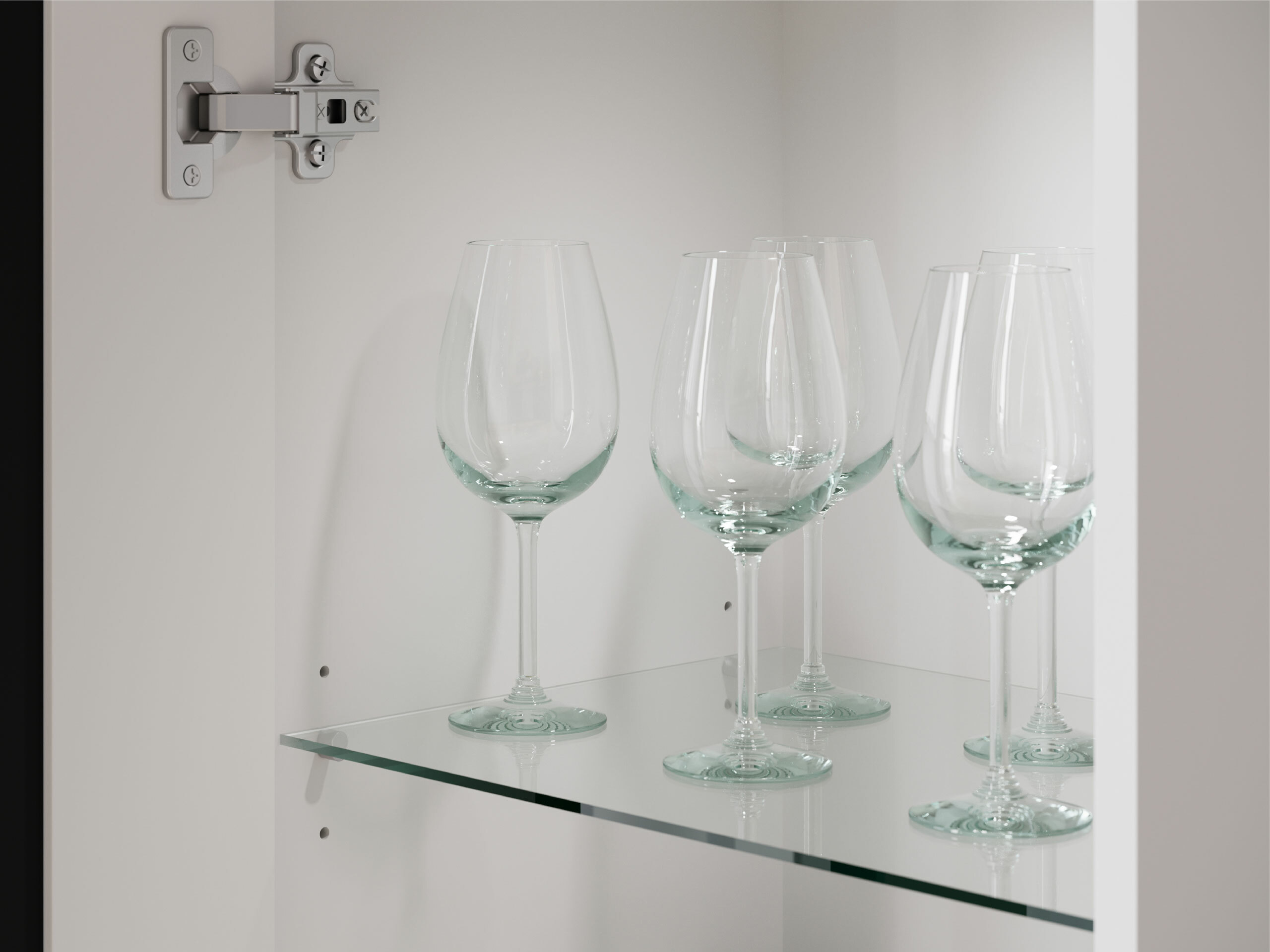 Wohnzimmer-Sets Torcame 103 (Weiss + Weiss glänzend)