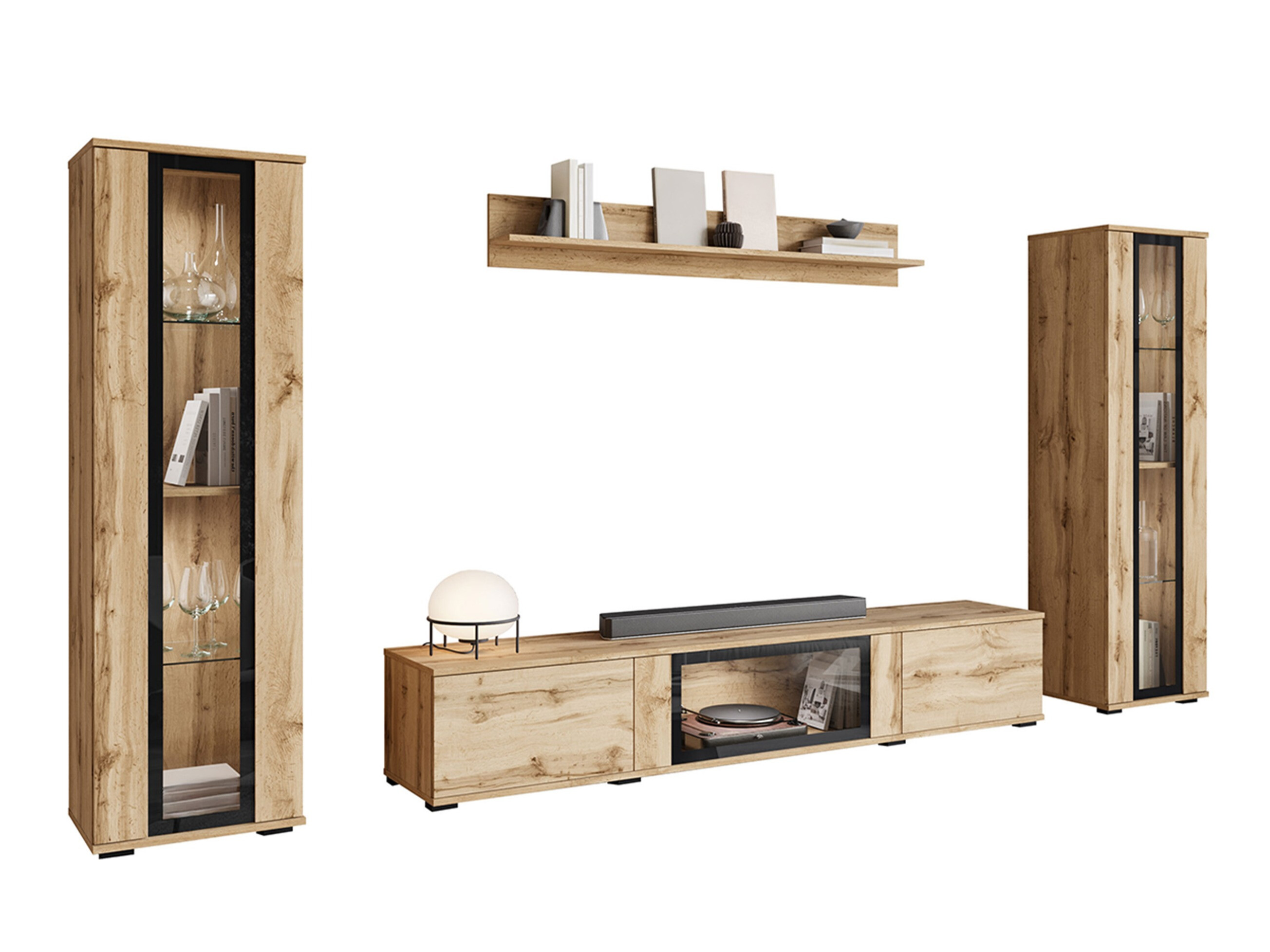 Wohnzimmer-Set Torcame 103 (Wotan-Eiche)
