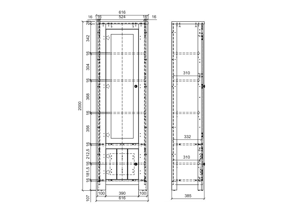 Flurgarnitur Mirtalo 105