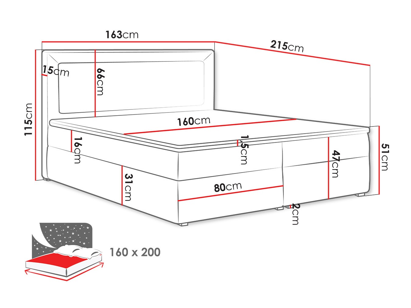 Boxspringbett Pomona 112 (Victoria 14 864)