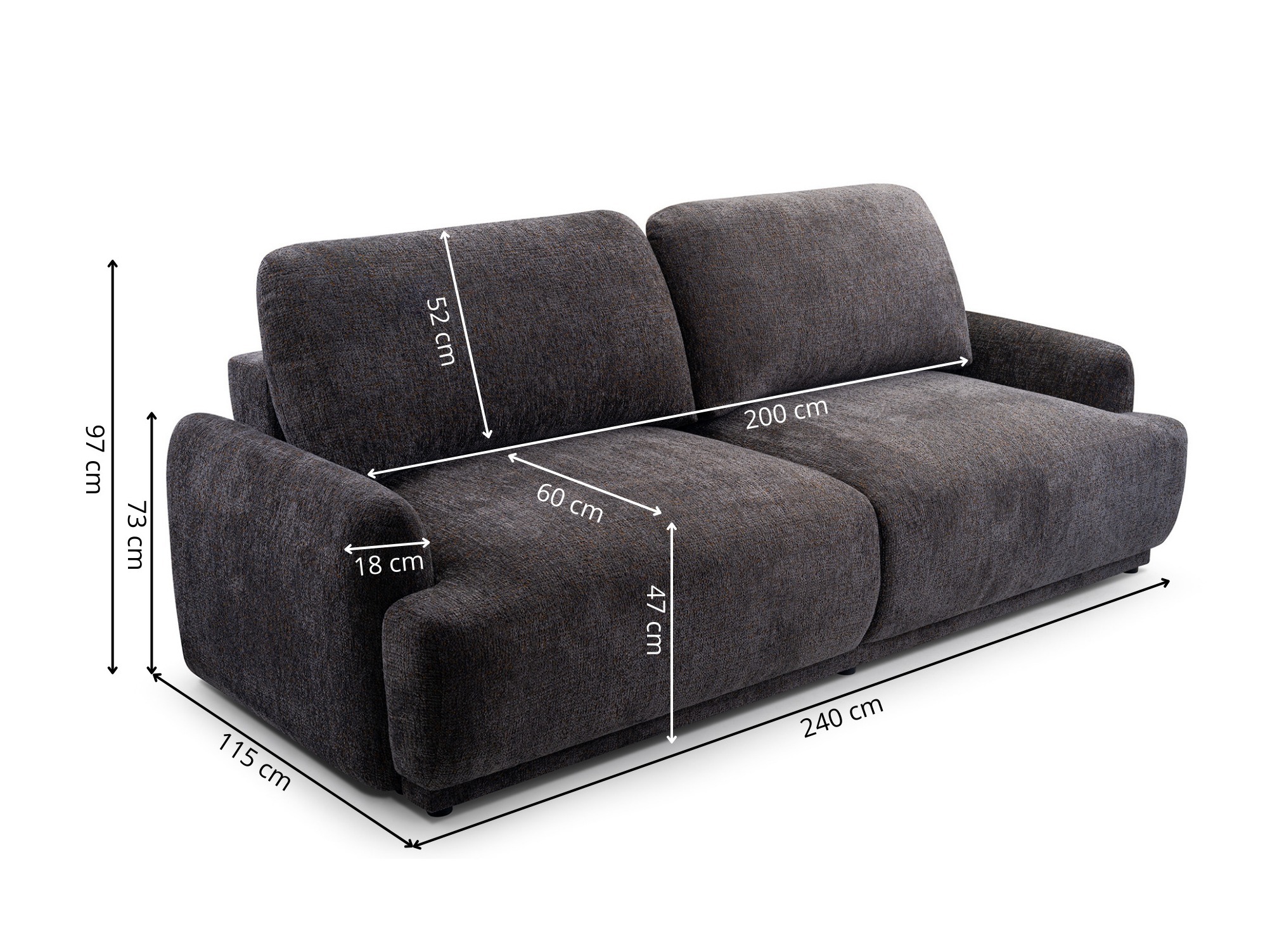 Schlafsofa Lufkin 113 (Bello 25)