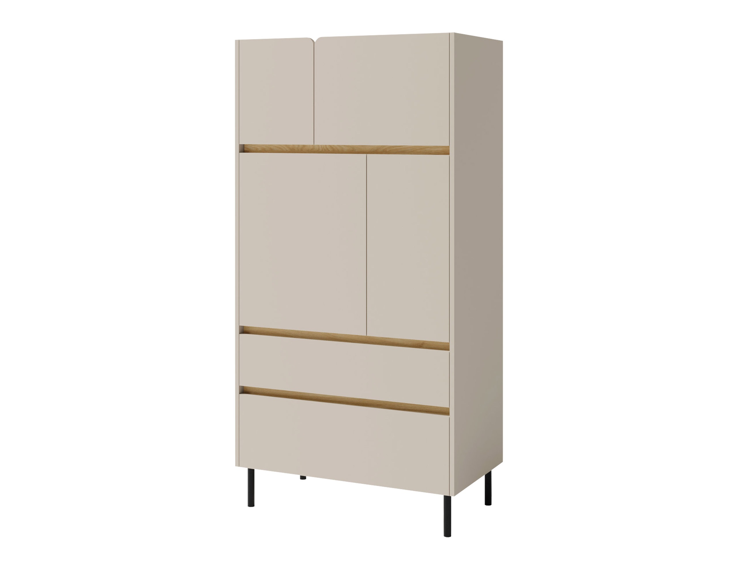 Regal Fiosono 104 (Beige + Eichenholzoptik hell)