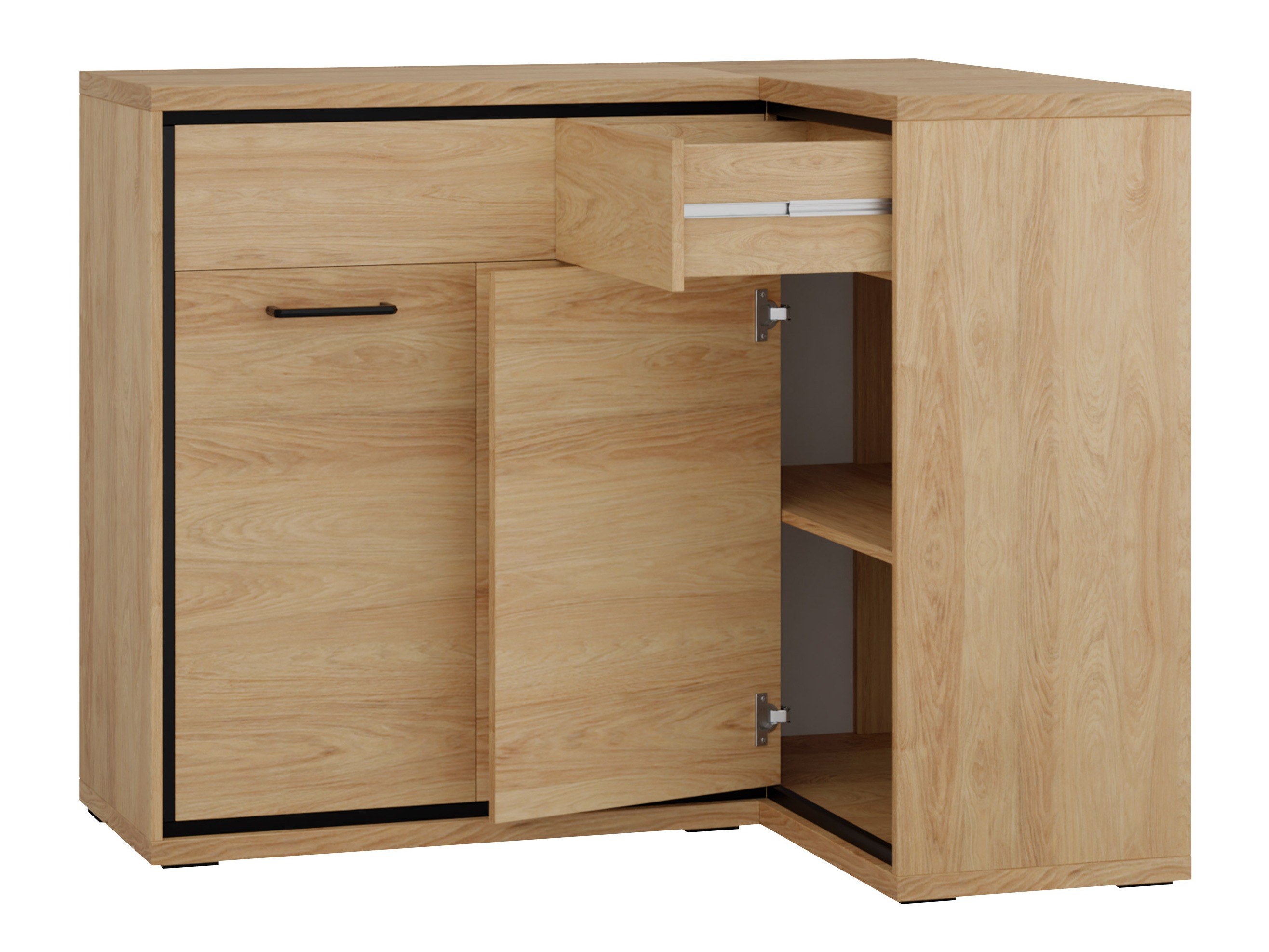 Eckige Kommode Etrmoni 106 (Helles Holz)