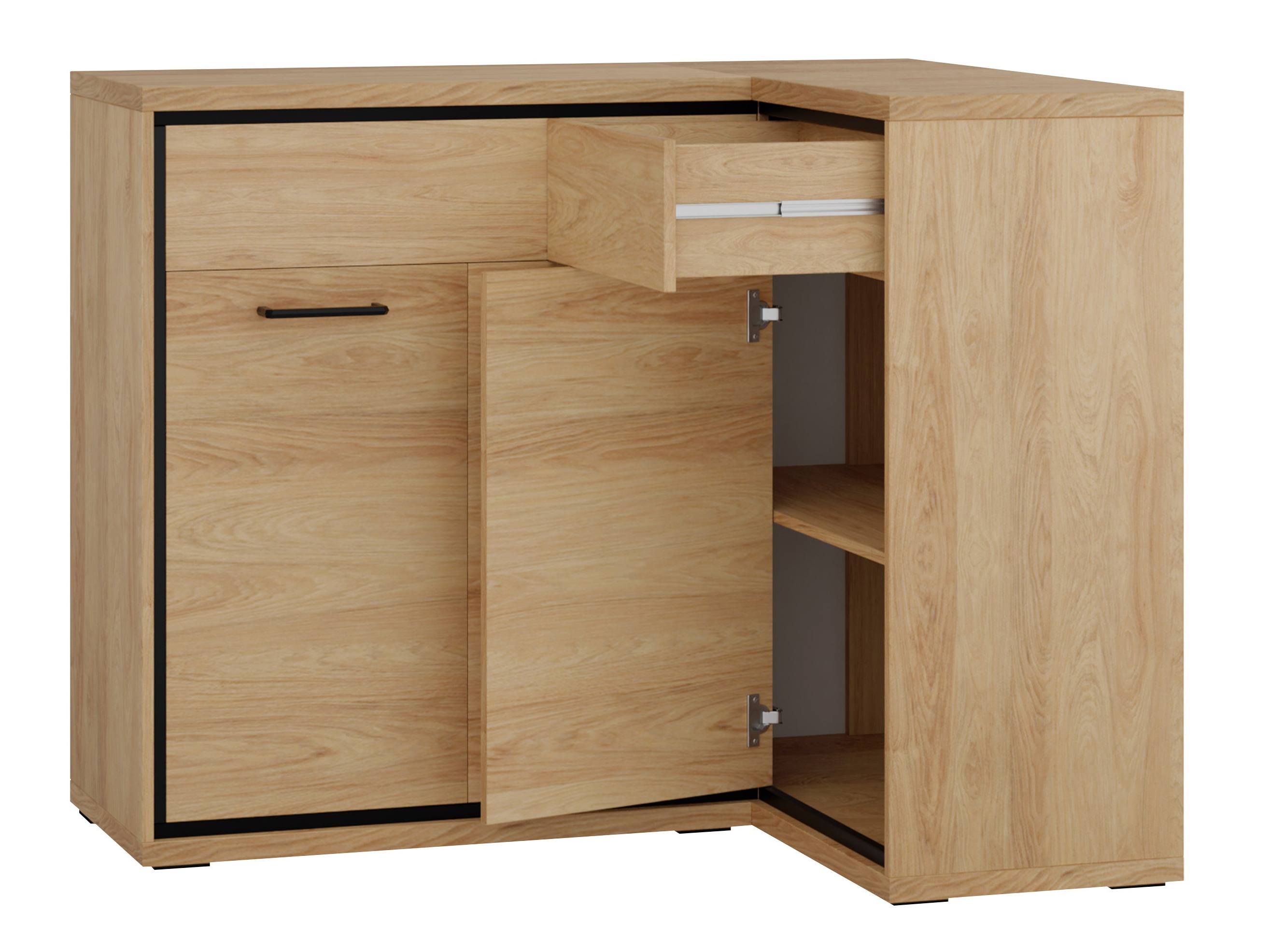 Eckige Kommode Etrmoni 106 (Helles Holz)