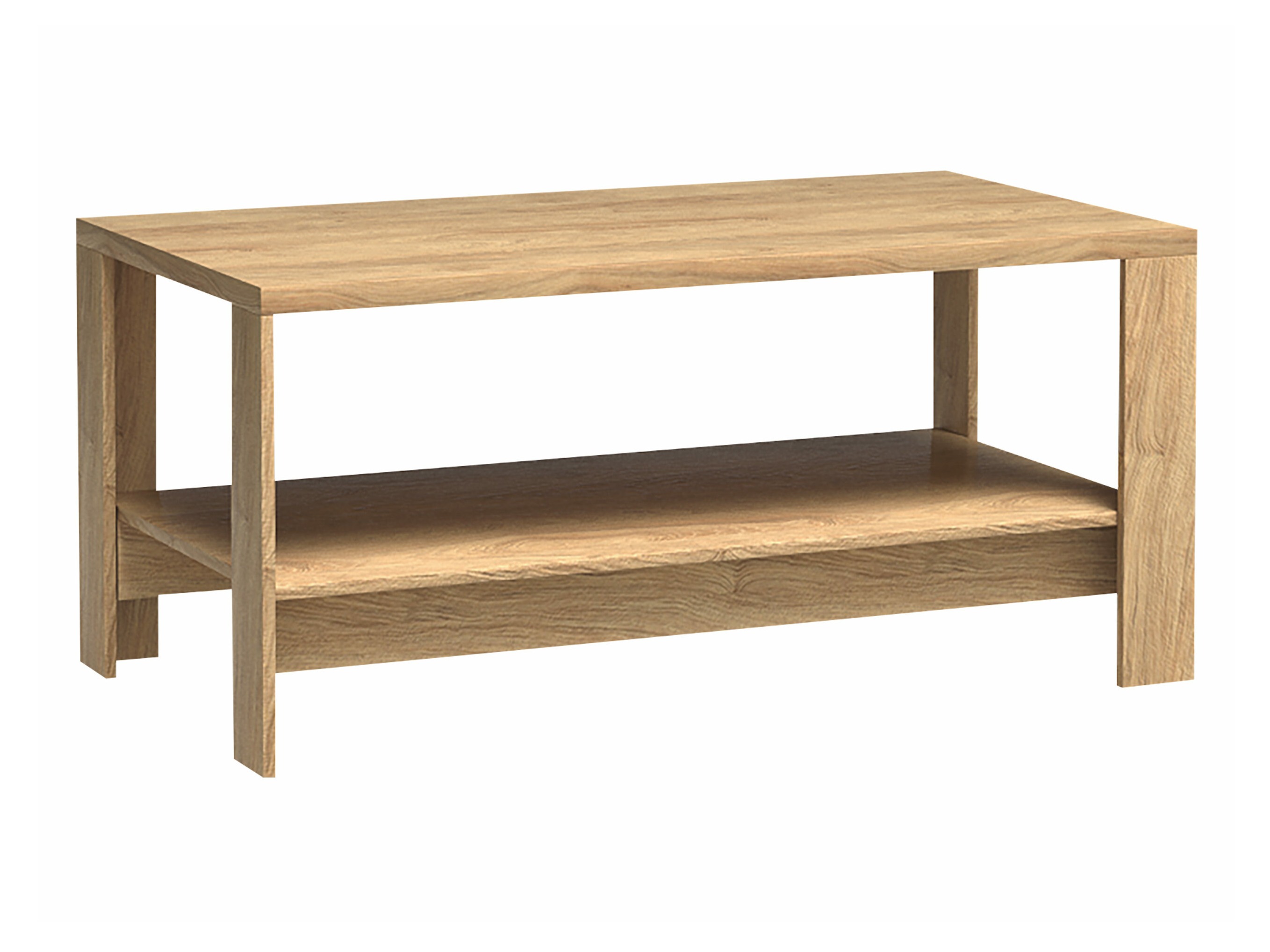 Wohnzimmer-Set Etrmoni 118 (Helles Holz + Eiche)