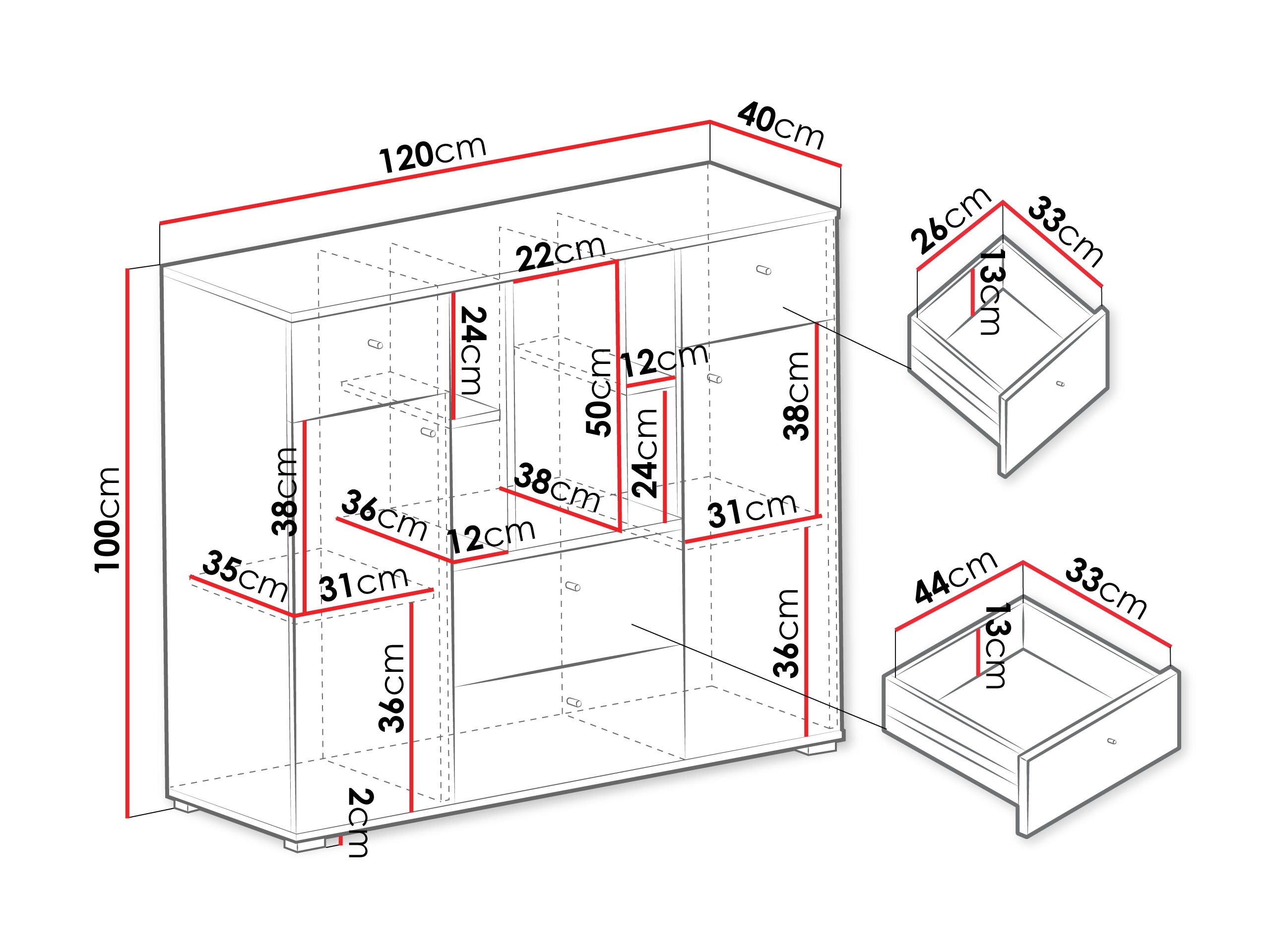 Kommoden Ciravie 103
