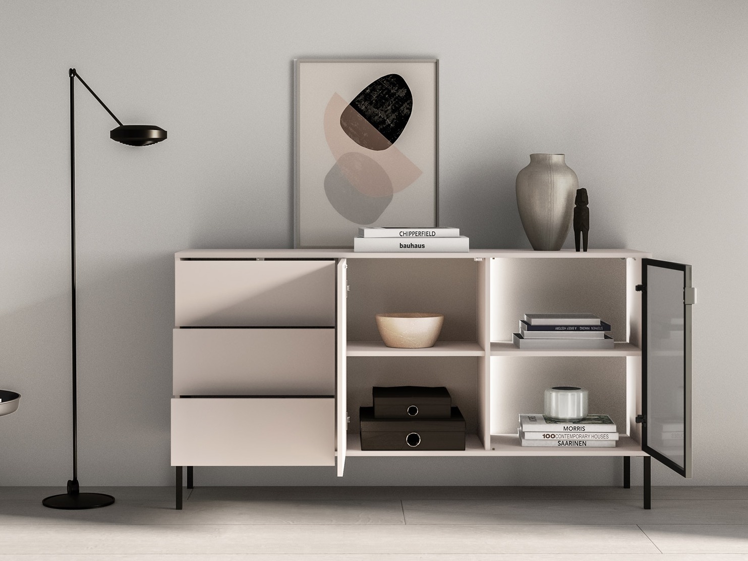 Kommoden Virsalo 101 (Kaschmir)