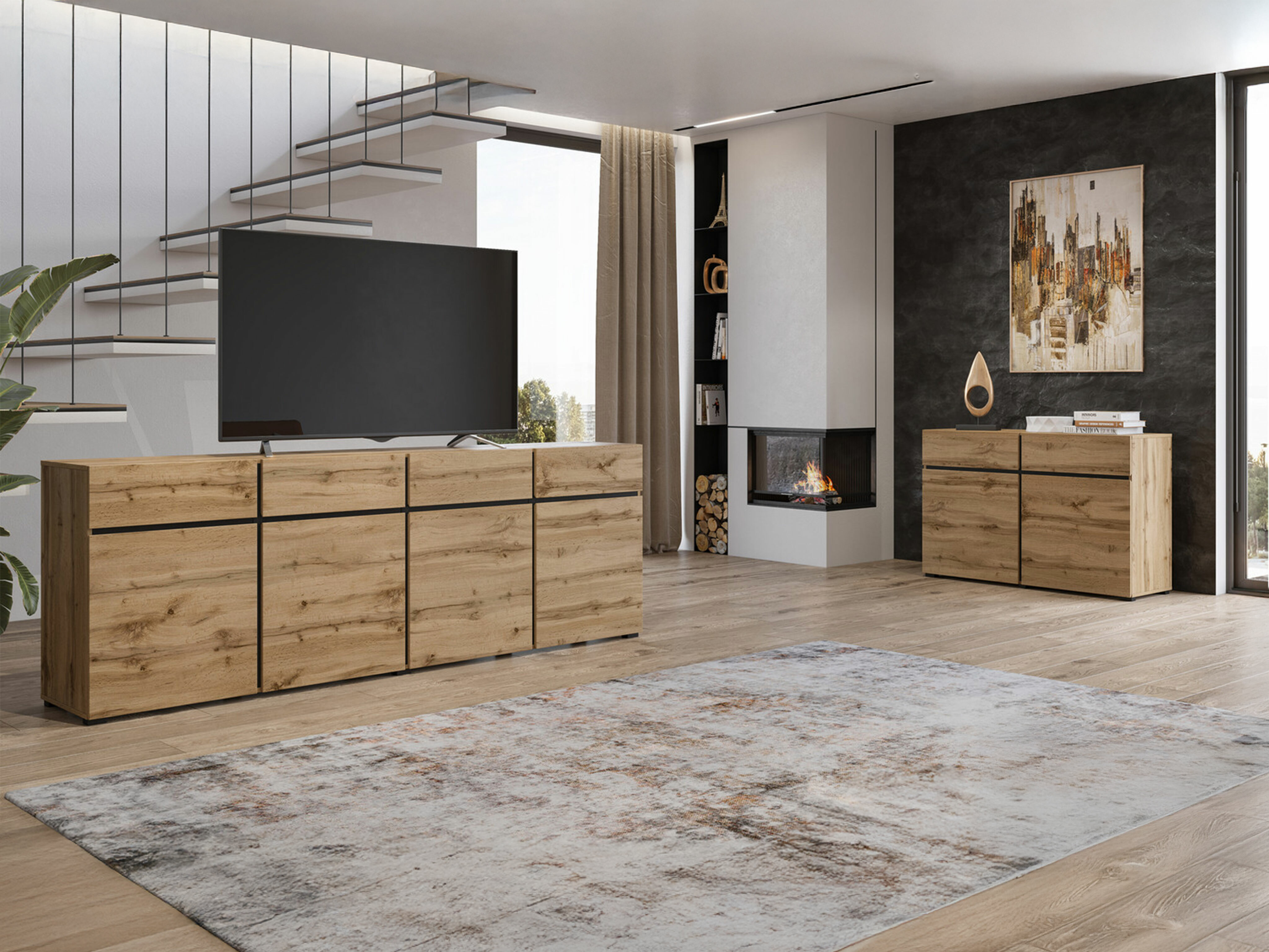 Kommoden Alfere 100 (Wotan Eiche)