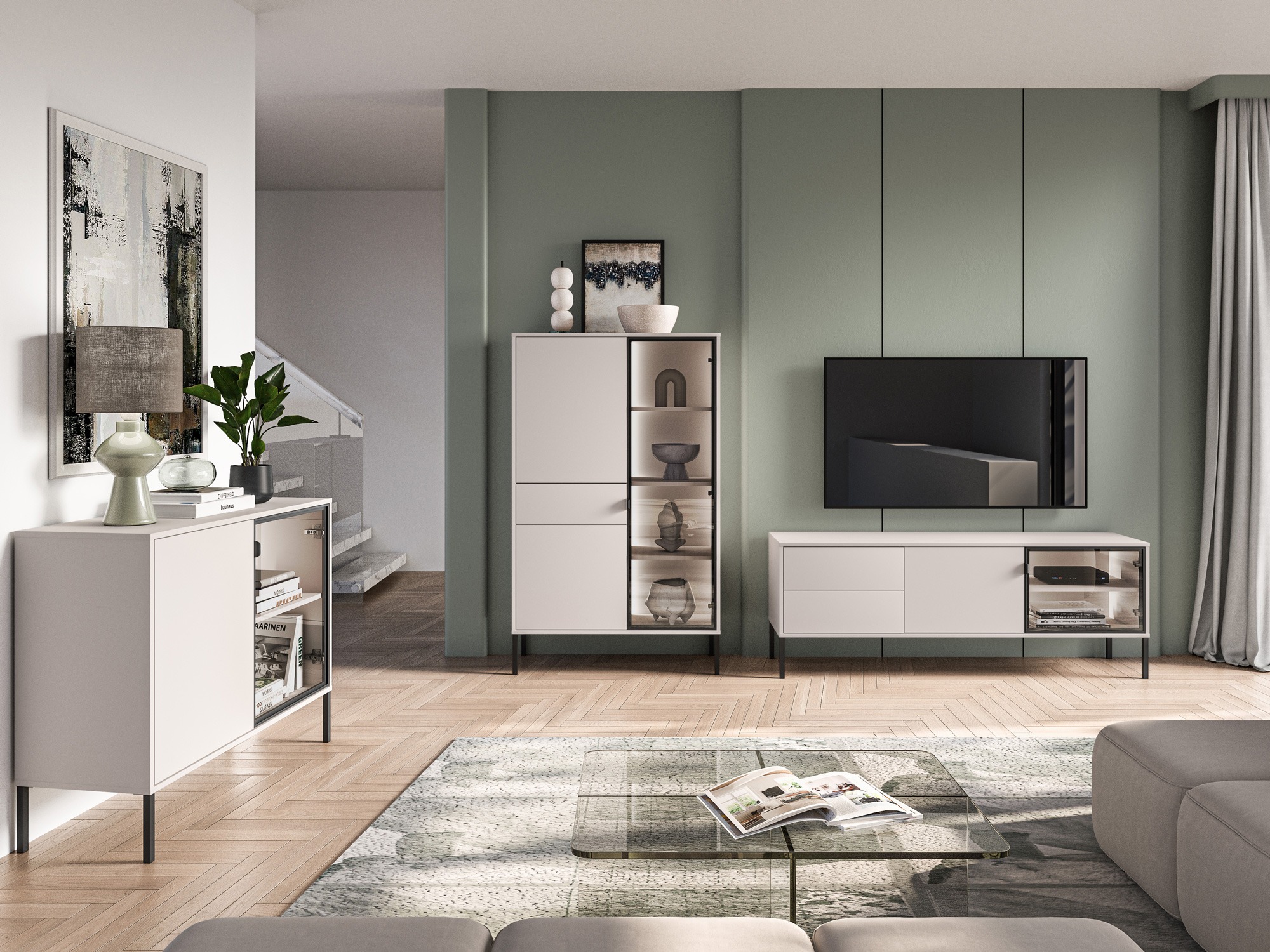 TV-Möbel Virsalo 103 (Kaschmir)