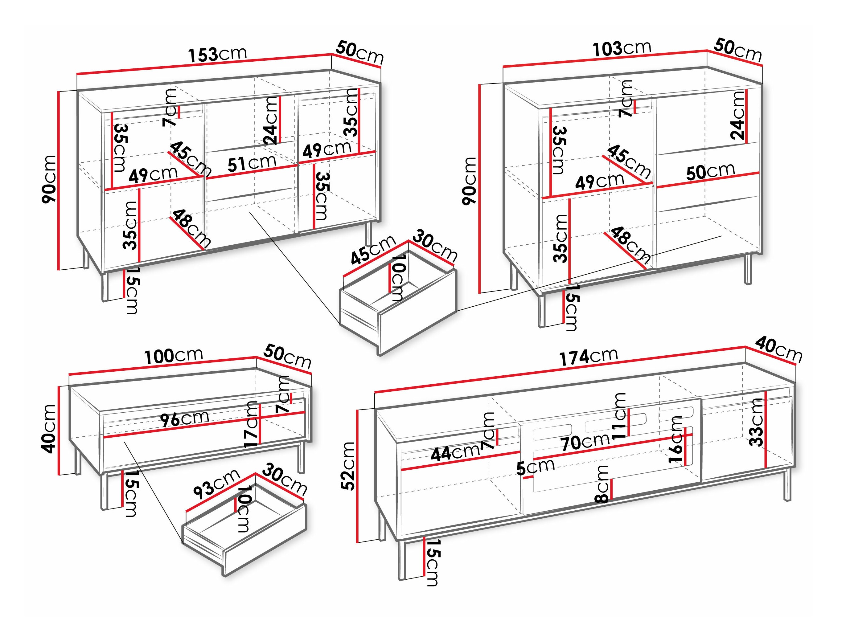 Wohnzimmer-Sets Comfivo Delruva III (Schwarz)