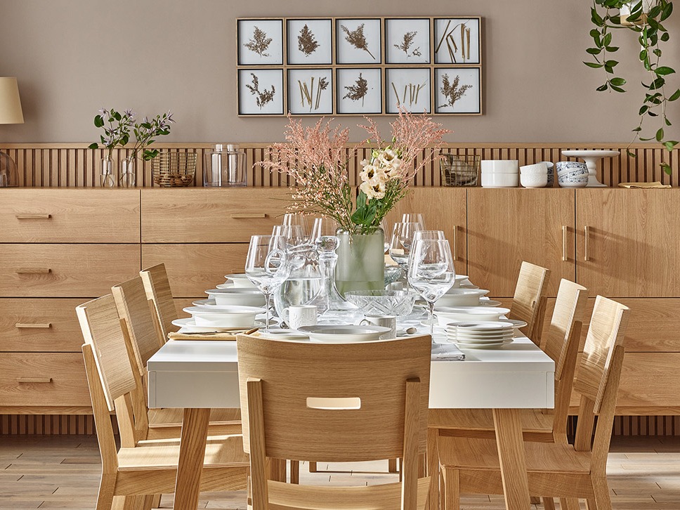 Stuhl Sosero 100 (Eichenholzoptik)