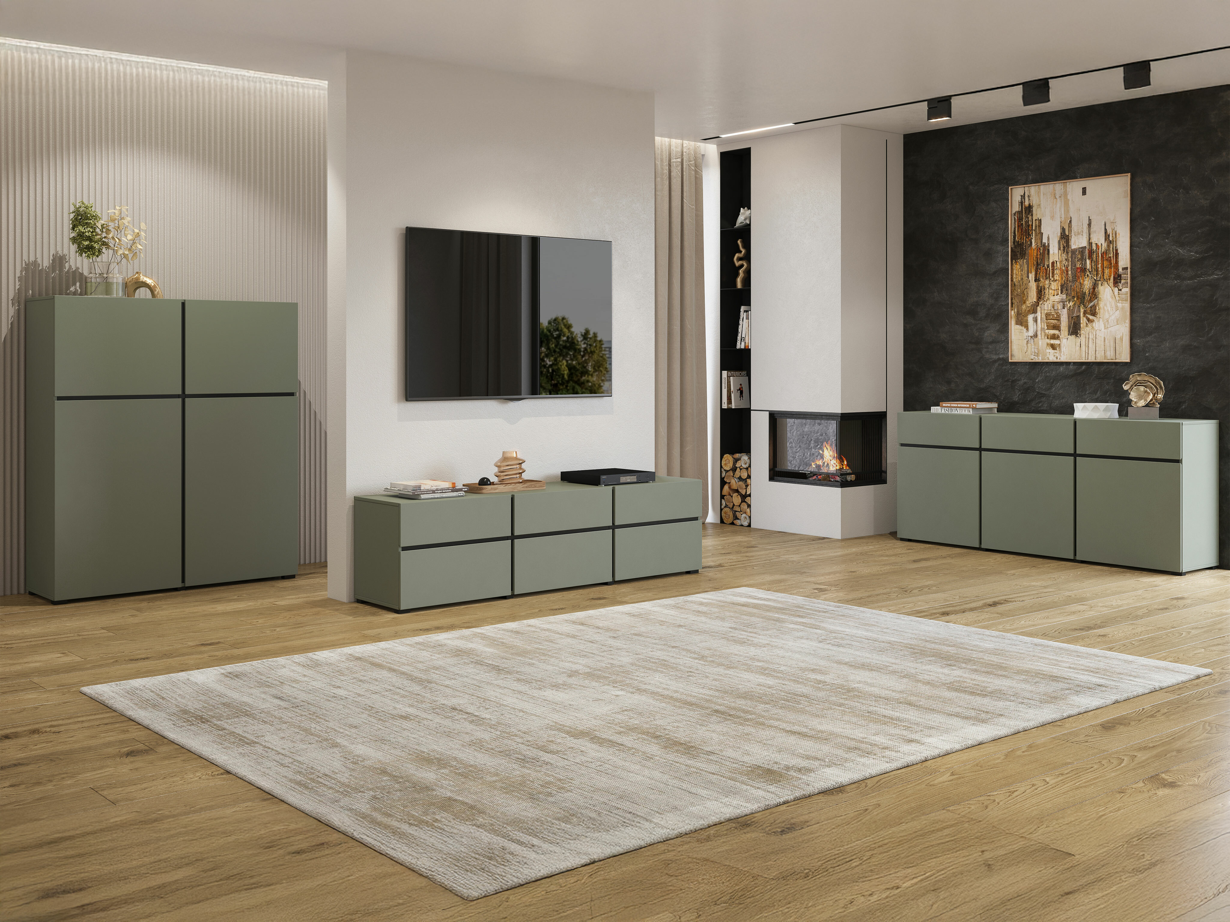 Kommode Alfere 103 (Grün)