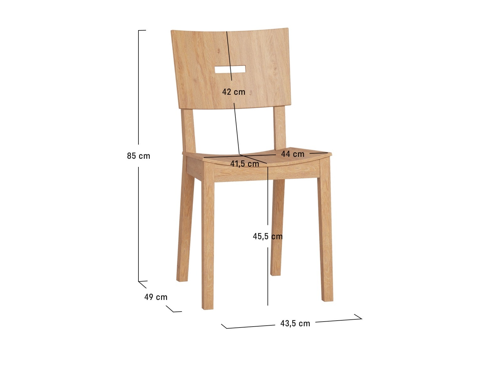 Stuhl Sosero 101 (Schwarz)