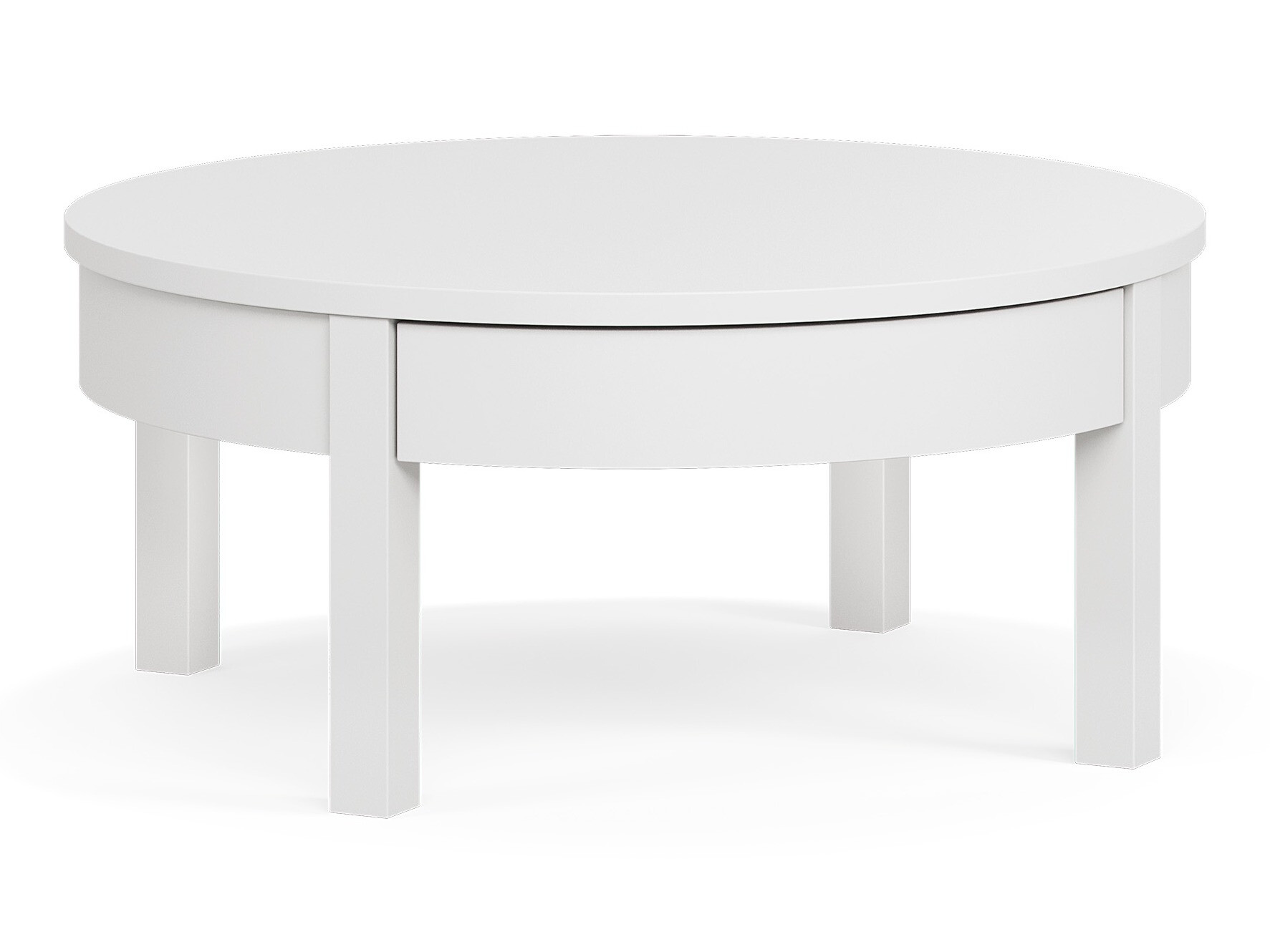 Couchtisch Sosero 104 (Weiss)