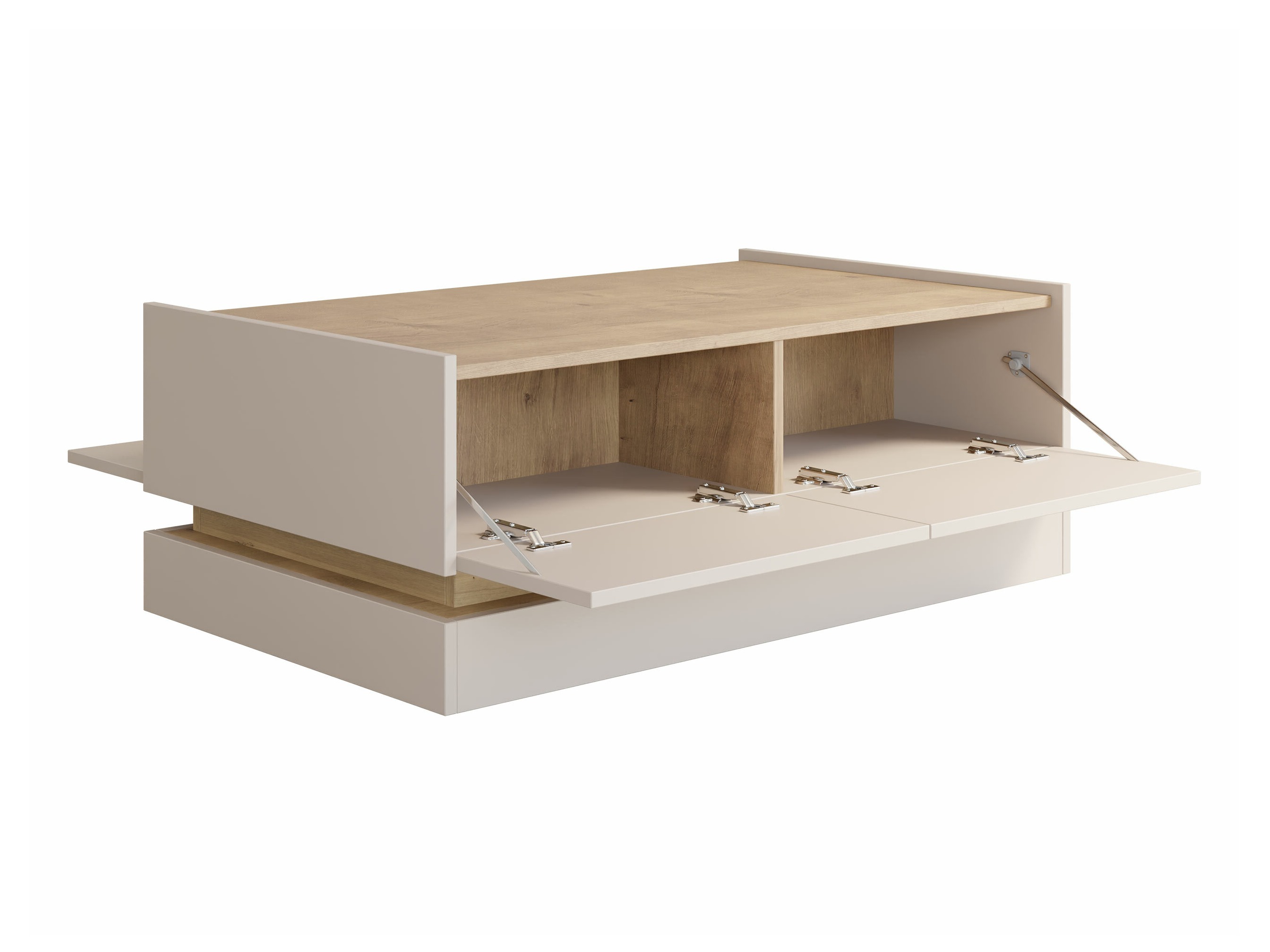 Wohnzimmer-Sets Comfivo Tilia (Kaschmir + Eichenholzoptik)