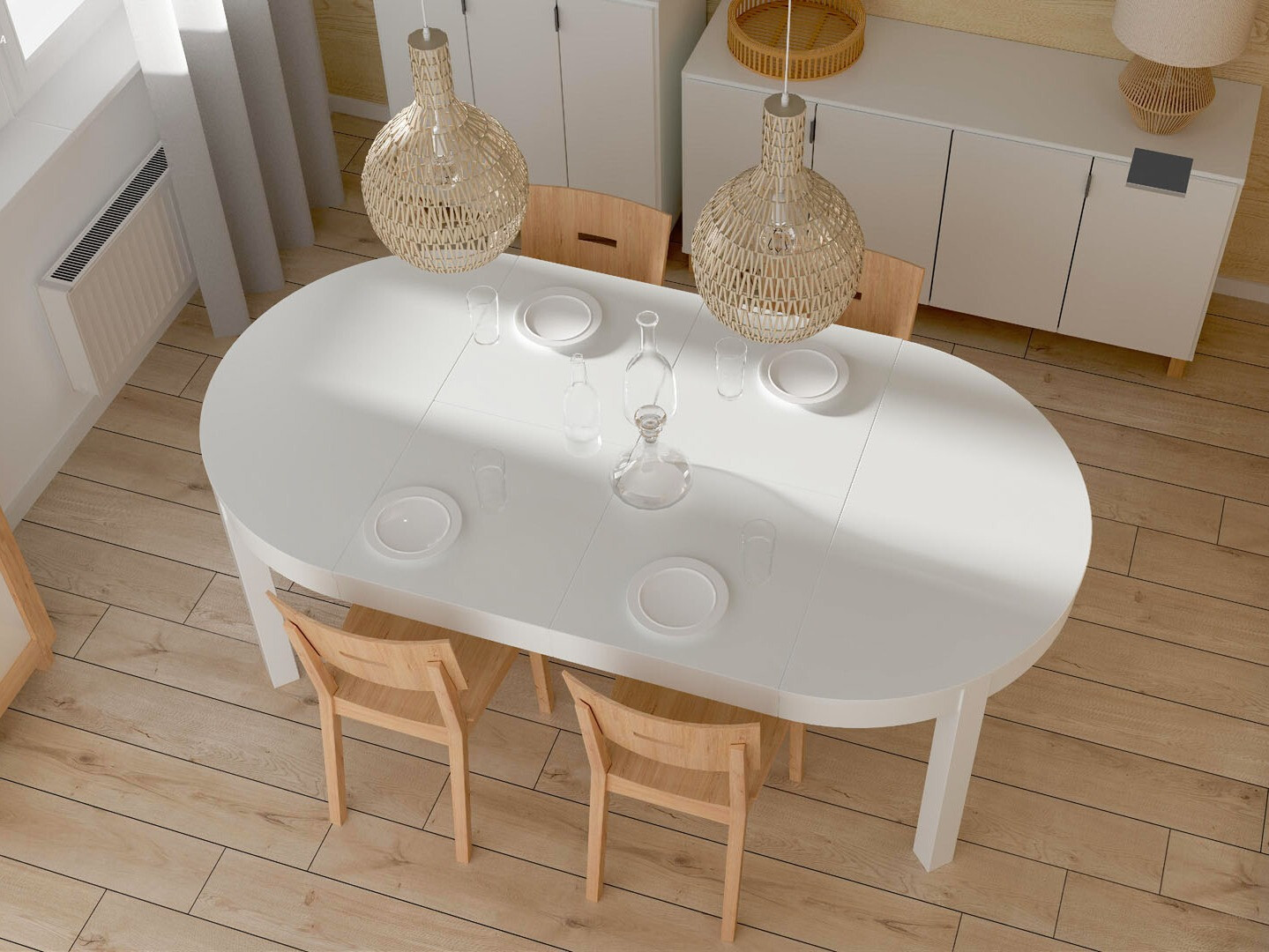 Tisch Sosero 106 (Weiss)