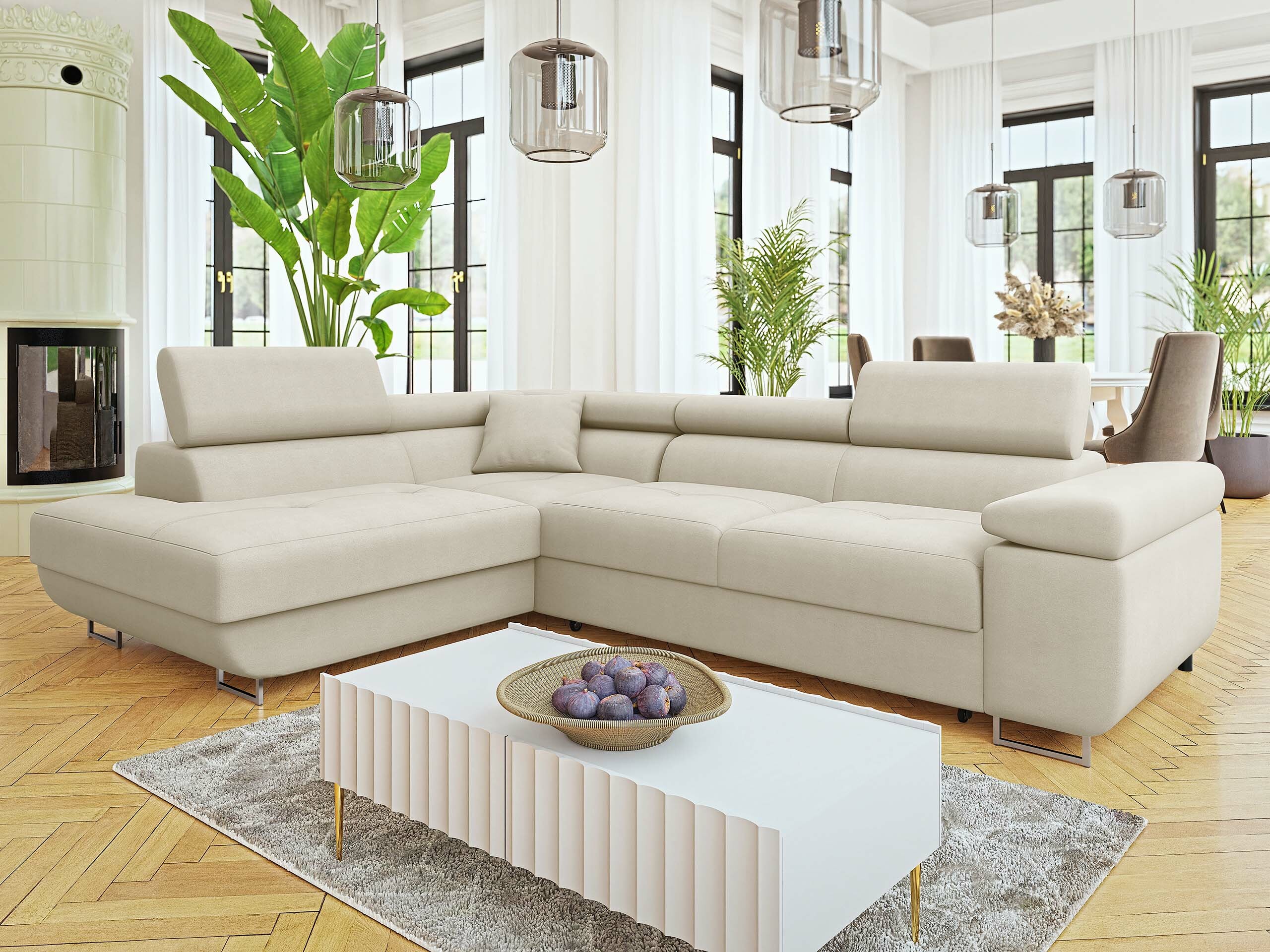 Ecksofa Comfivo Eliferu 101 (Venus Velvet 2927)