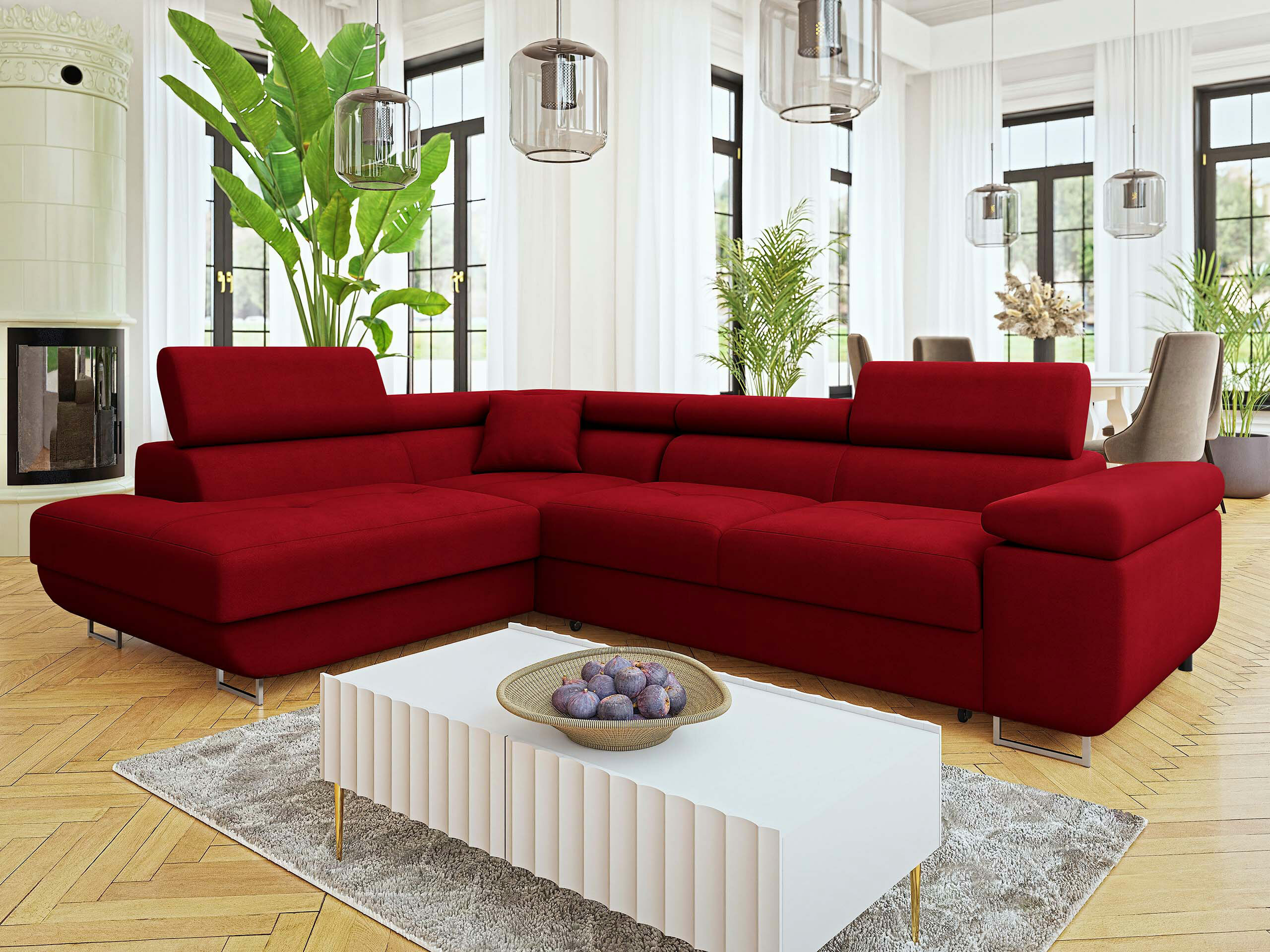 Ecksofa Comfivo Vinetum I (Venus Velvet 2926)