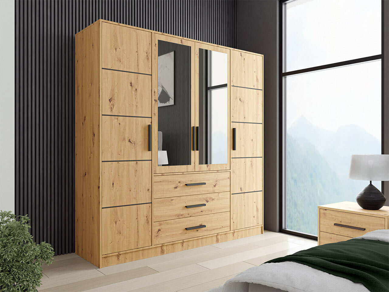 Kleiderschrank Lombala 104