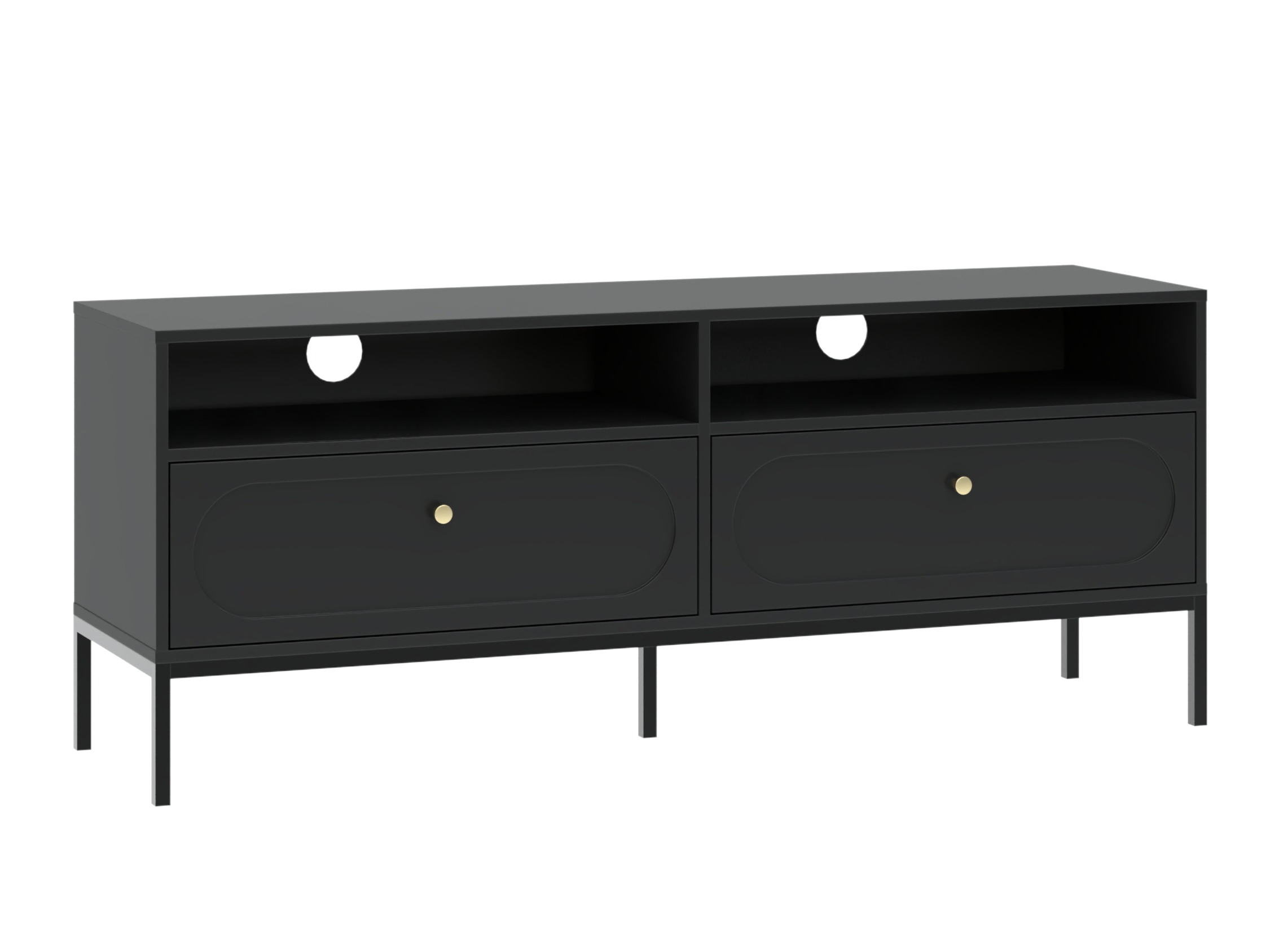 TV-Möbel Bristol 235 (Schwarz)