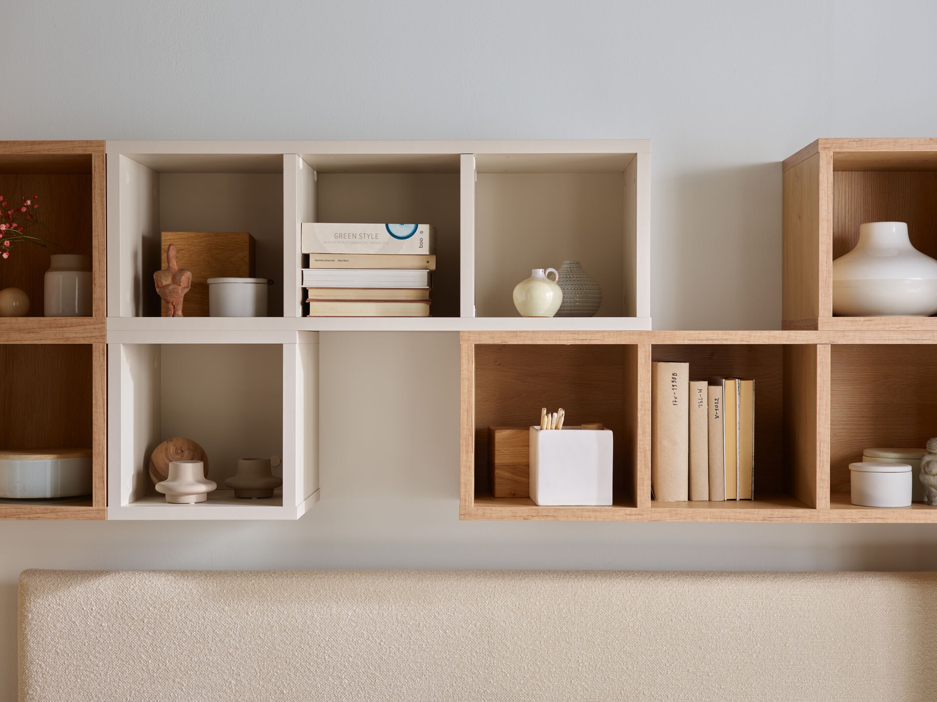 Wandregal Sosero 112 (Beige)