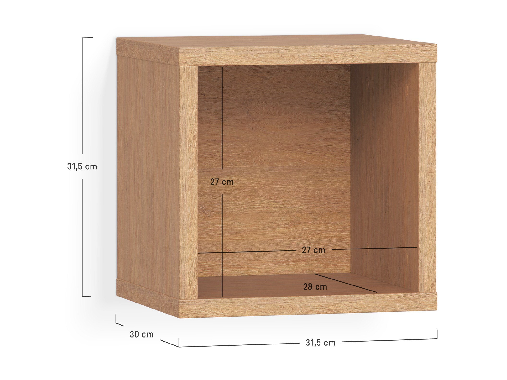 Wandregal Sosero 112 (Beige)