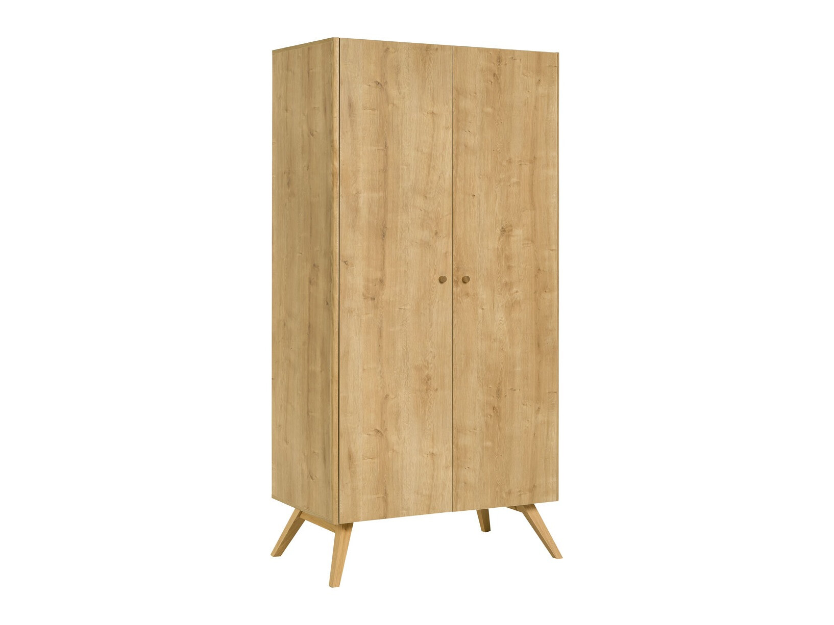 Kleiderschrank Ruvruvi 101 (Eichenholzoptik)