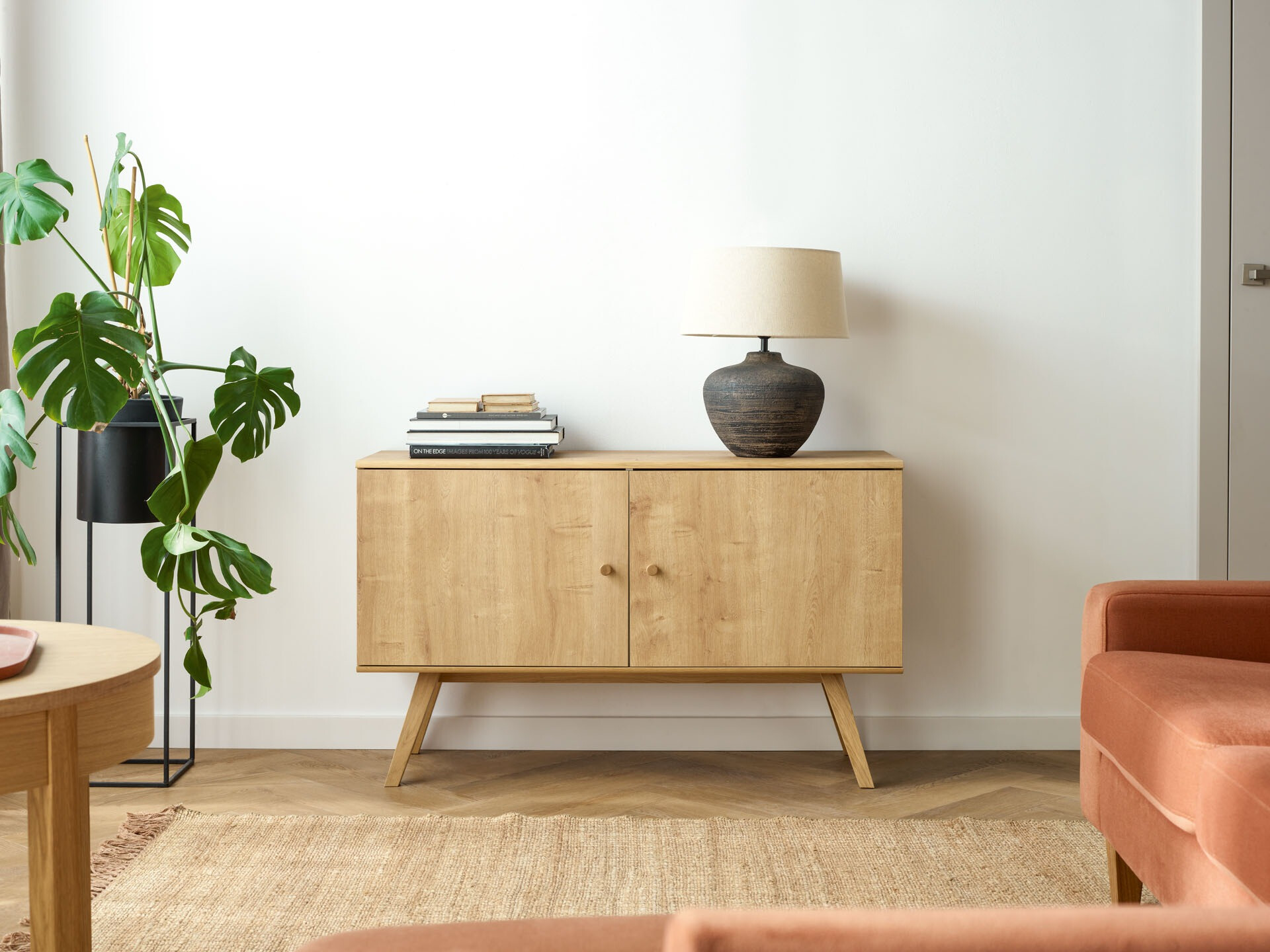 TV-Möbel Ruvruvi 108 (Eichenholzoptik)