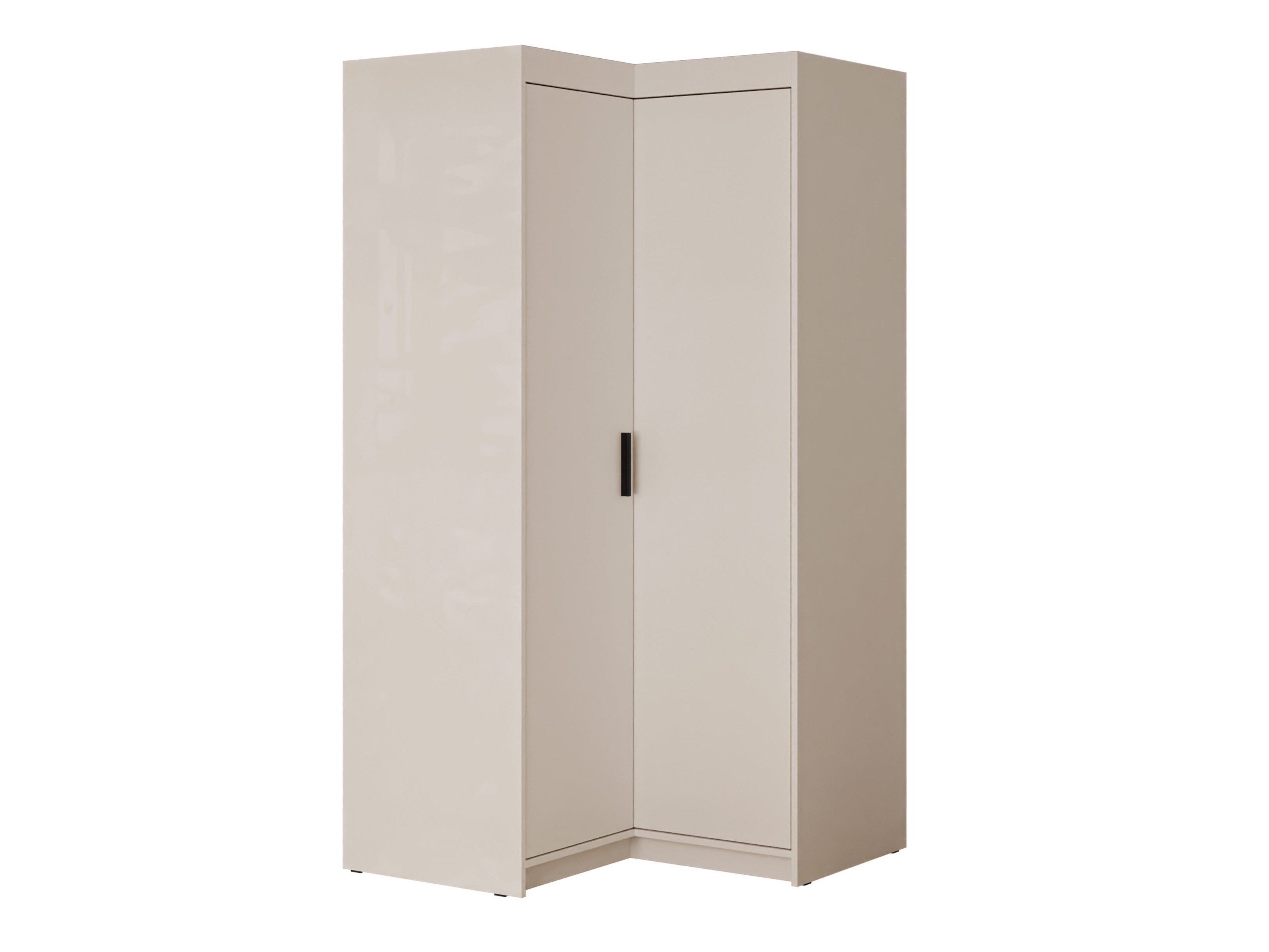 Eckkleiderschrank Novduni 116 (Beige)